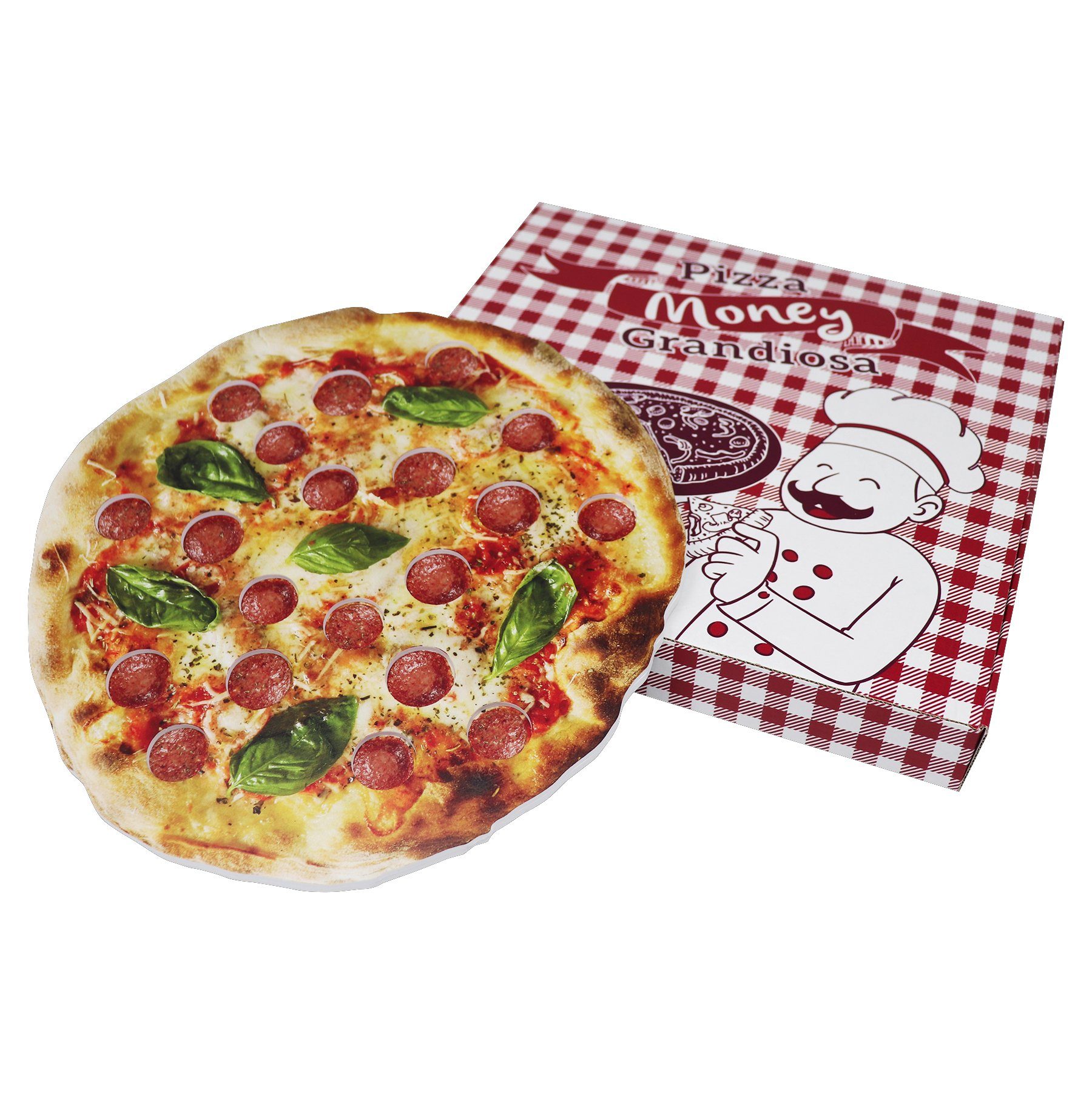 Close Up Spielcenter Pizza Money Grandiosa Geldgeschenk