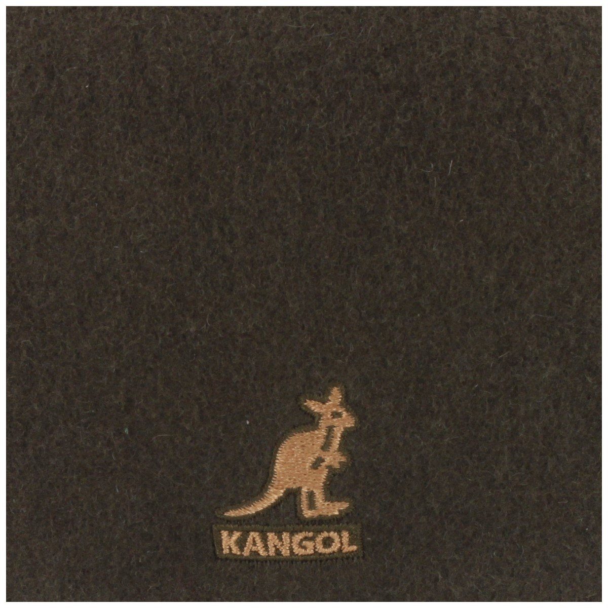Kangol Schiebermütze Cap 504 Wolle / aus loden Dunkelgrün