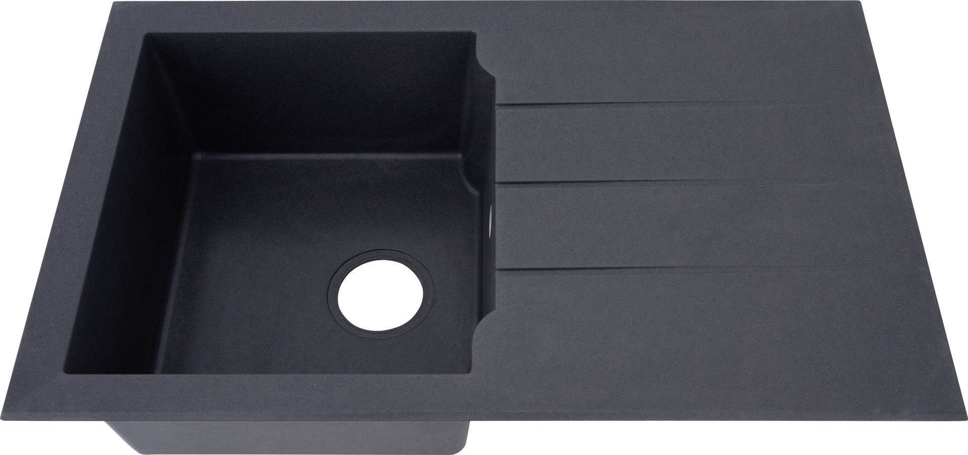 RESPEKTA Granitspüle respekta Granitverbundspüle Alinéo 81 x 50 cm 81 x – Bild 4 von 5