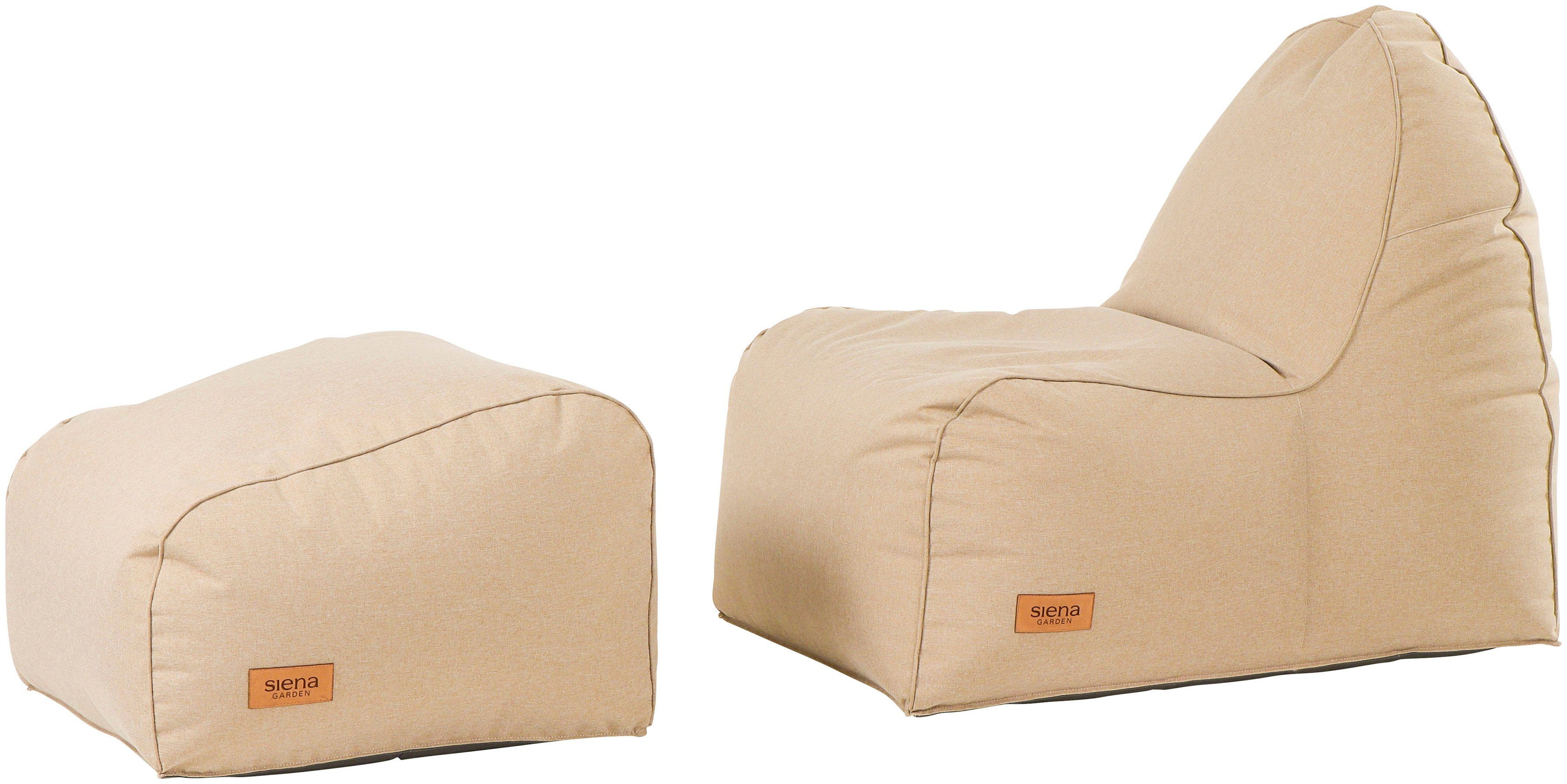 Siena Garden Sitzsack FLOW.U Feet, Indoor & Outdoor, in verschiedenen  Farben erhältlich, Dank praktischen Griff einfach zu transportieren | Sitzsäcke