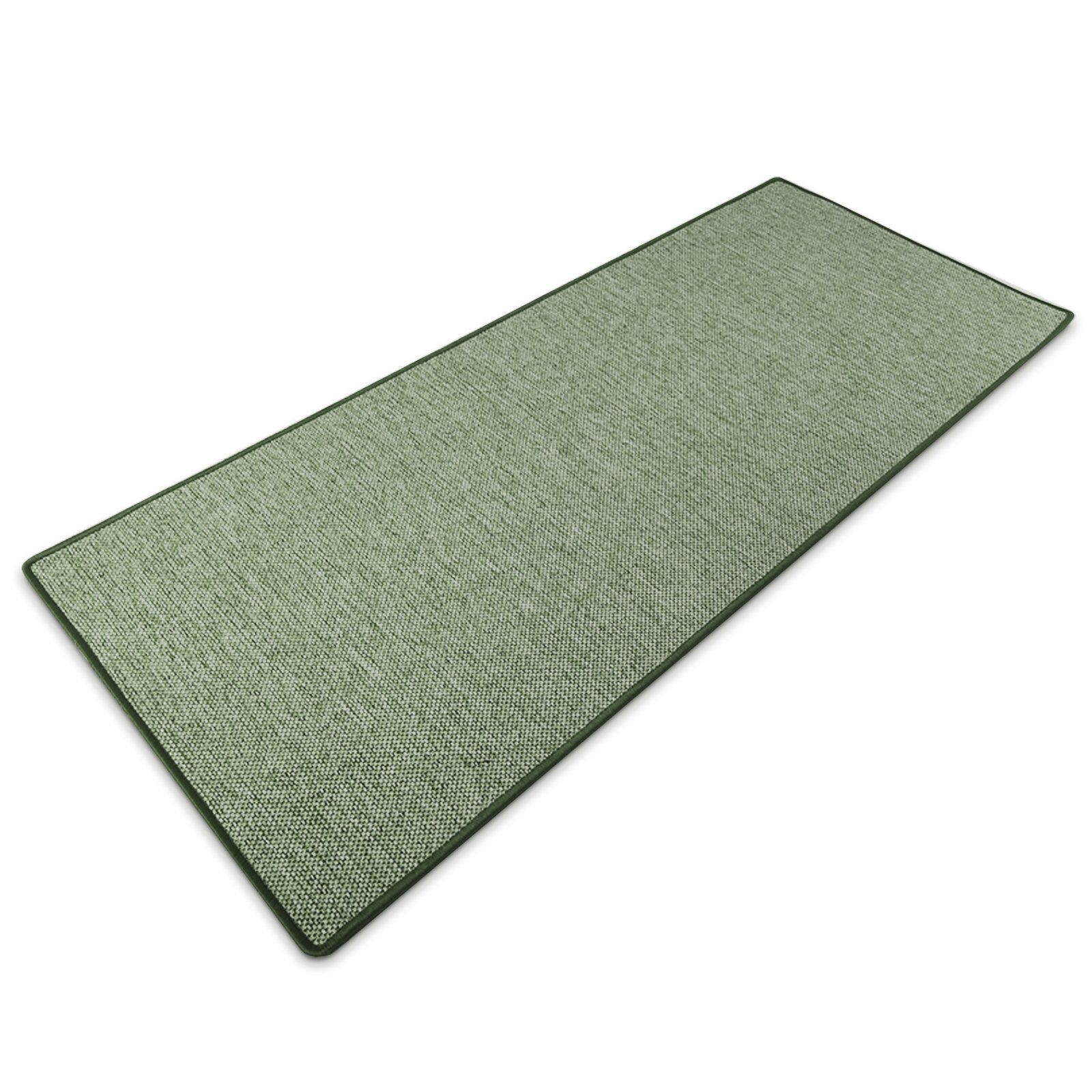 Teppich Haifa Läufer in vielen Grün Wohnteppich, Karat, mm, Sisaloptik & Farben Höhe: 3.5 Größen, Teppichläufer, in