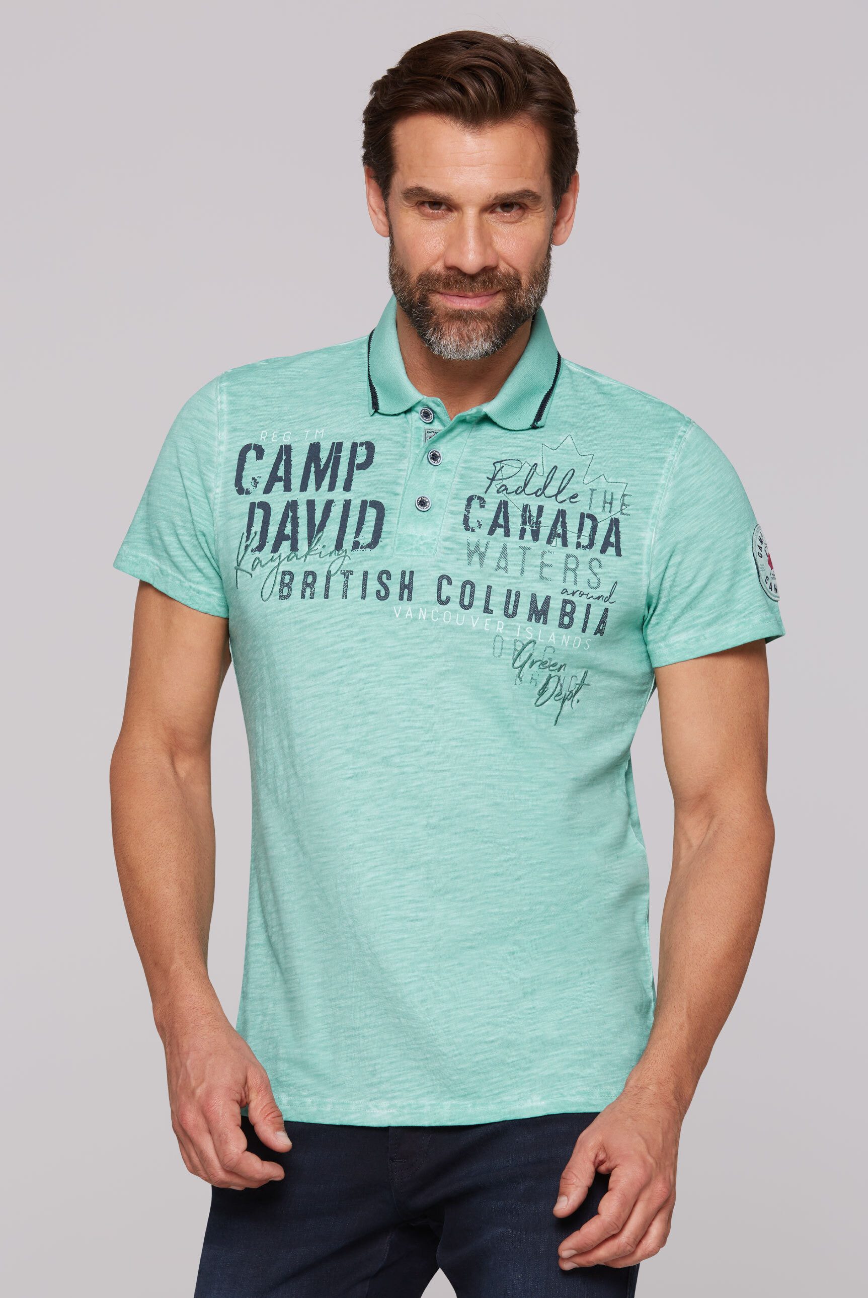 CAMP DAVID Poloshirt aus Baumwolle günstig online kaufen