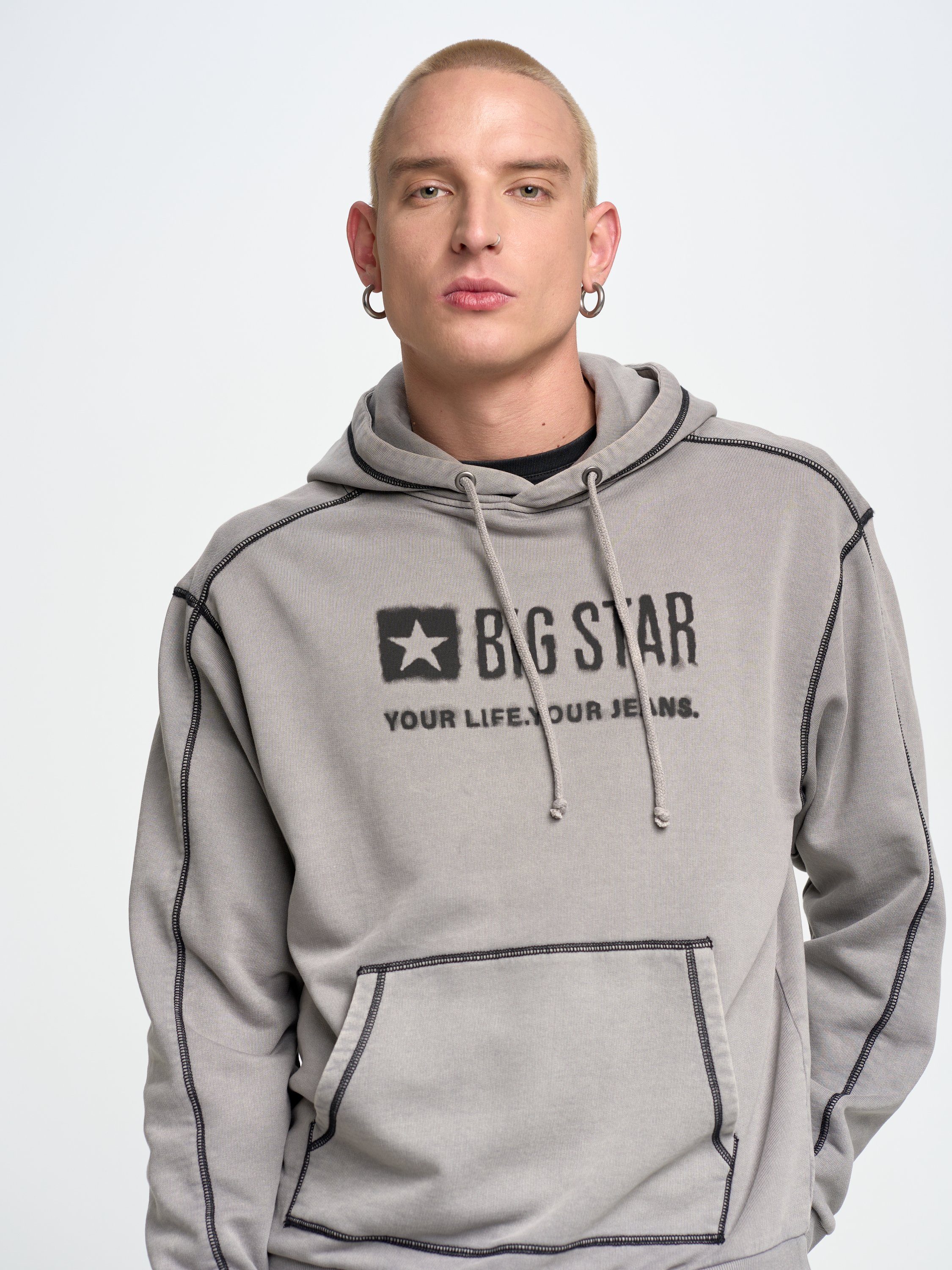 BIG Kapuzensweatshirt STAR BISCO