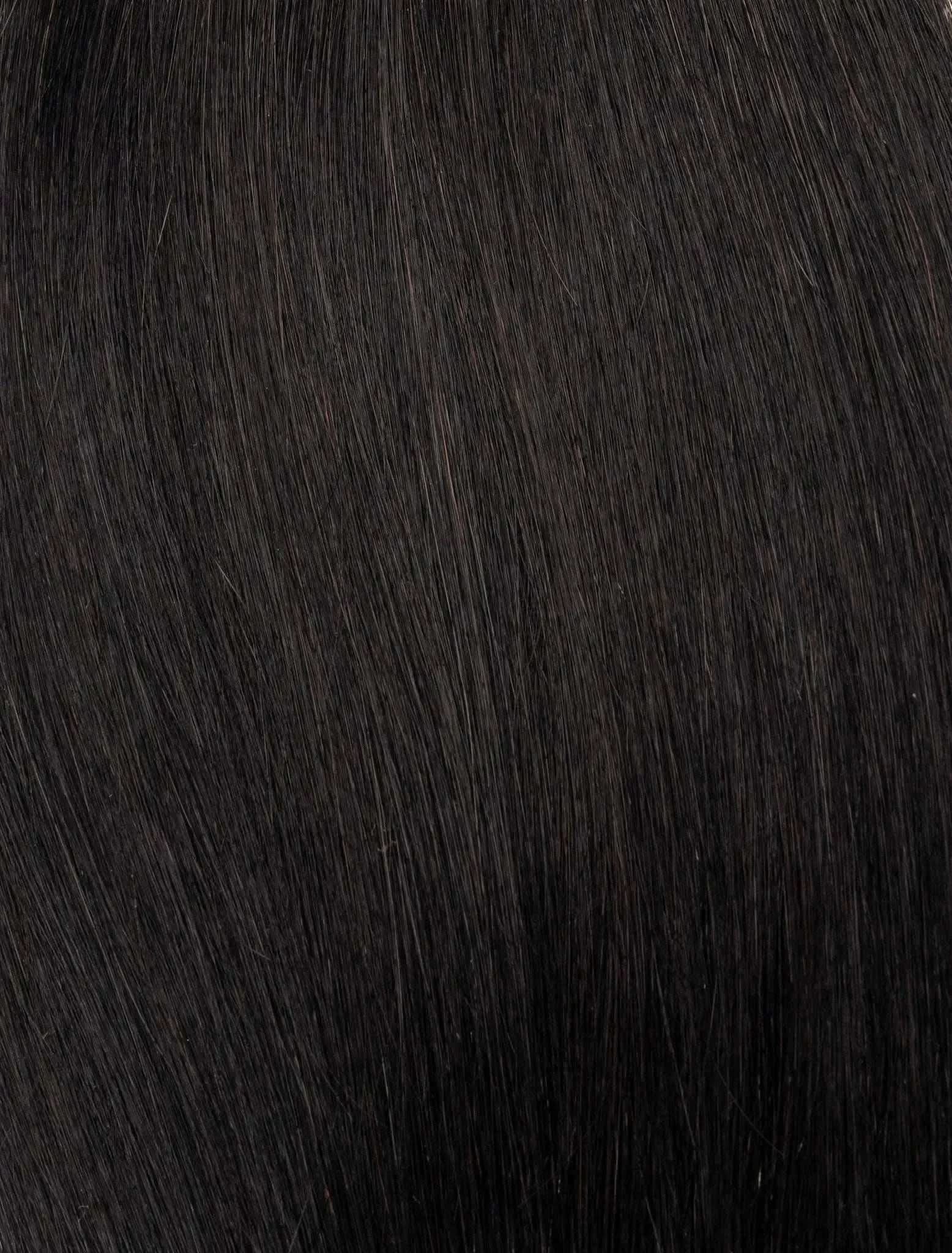 NOGI Echthaar-Extension NOGI Genius Weft Tressen, Ultradünne Remy Echthaar Tresse in 45 cm oder 75 cm Länge