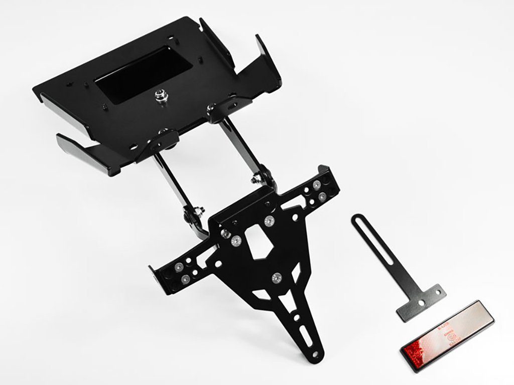 ZIEGER Kennzeichenhalter Pro Kennzeichenhalter kompatibel mit Ducati Monster 796 BJ 2010-14, 1