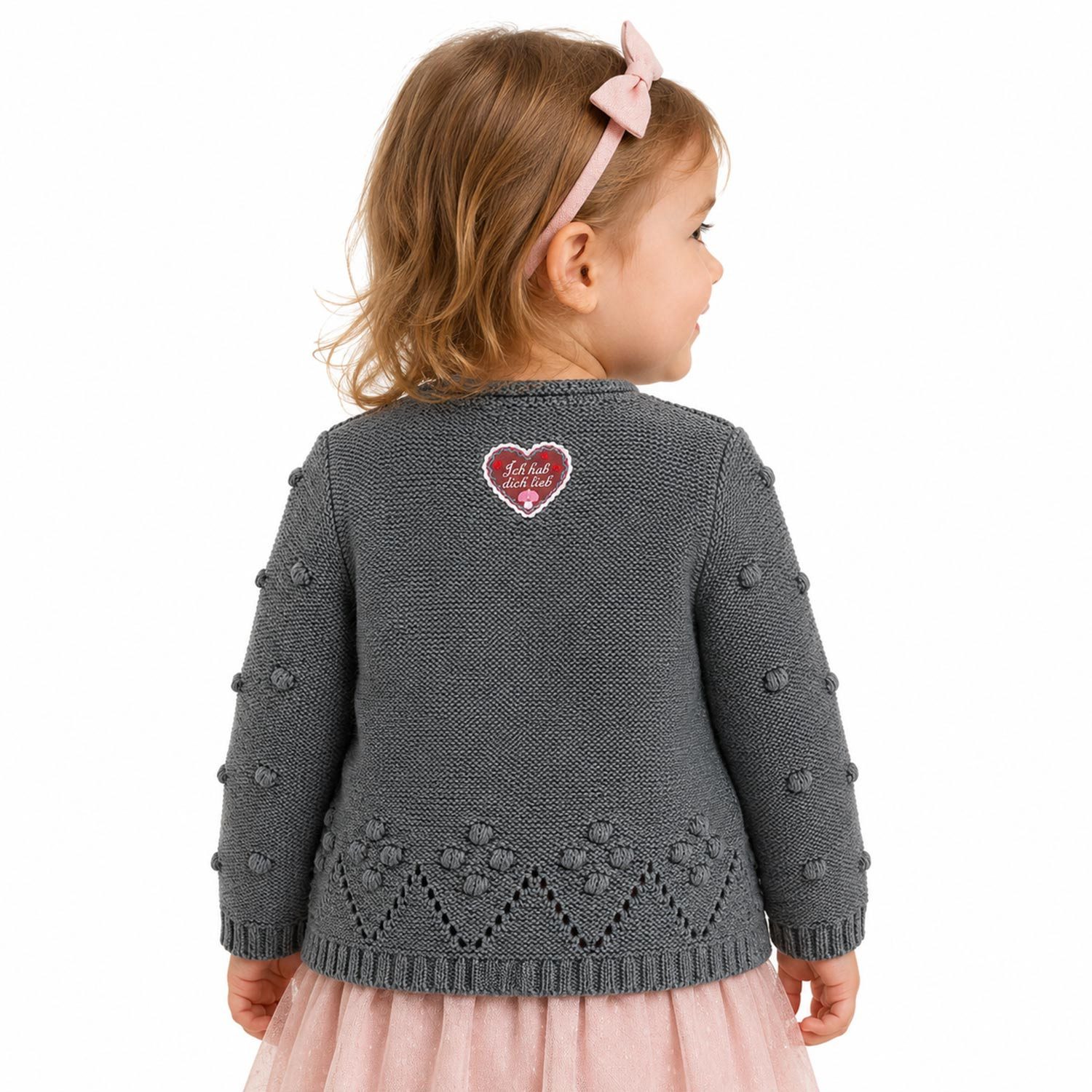 BONDI Strickjacke BONDI Baby Mädchen Strickjacke 86993, Dark Green
