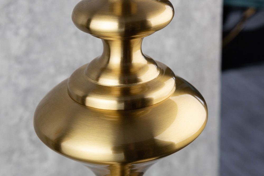 riess-ambiente Stehlampe · · gebürstet · Leuchtmittel, ohne Barock Metall LUCIE gold Wohnzimmer 160cm schwarz, /