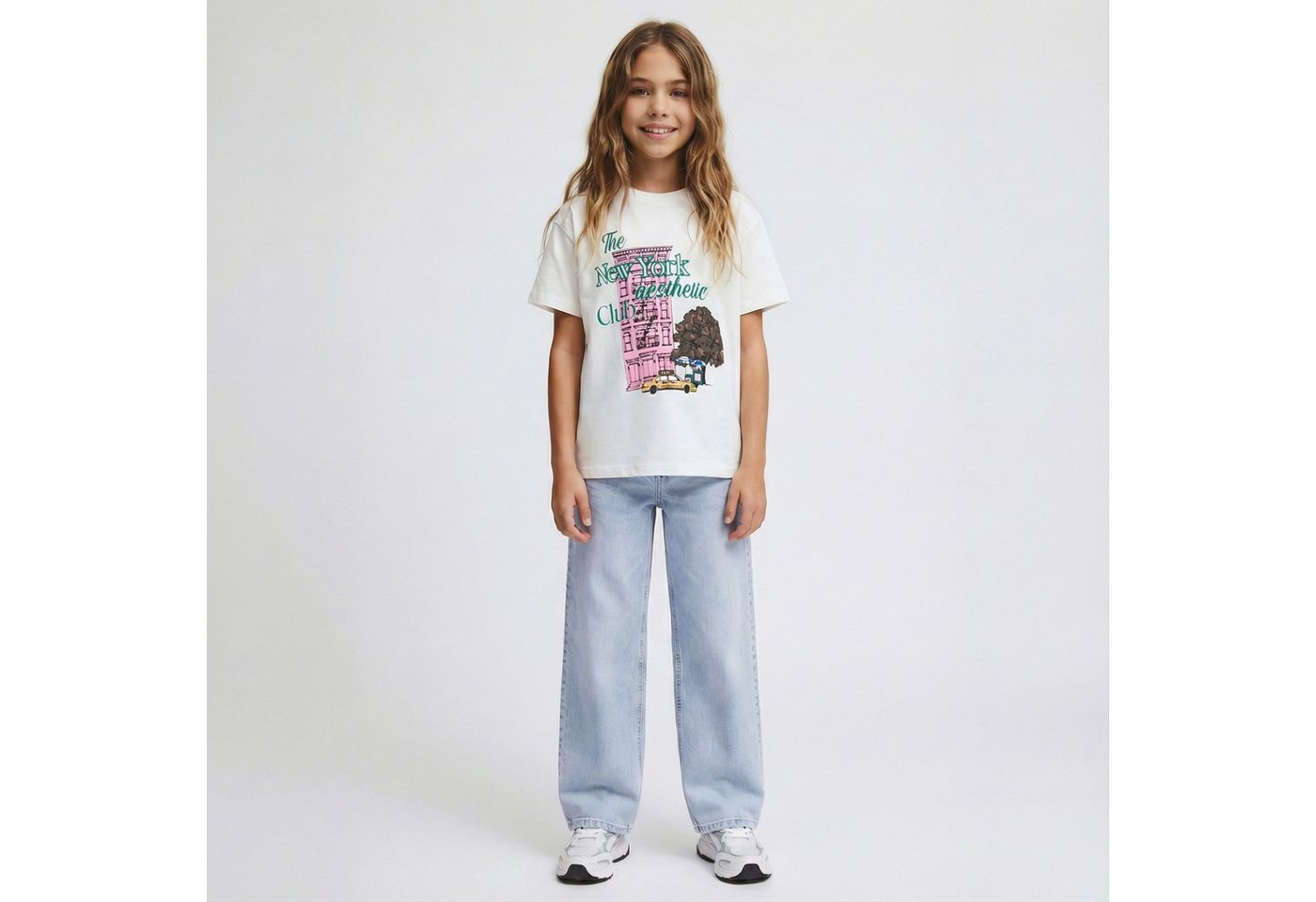 CARS JEANS Gerade Jeans Denim MARA mit etwas weiterem Bein