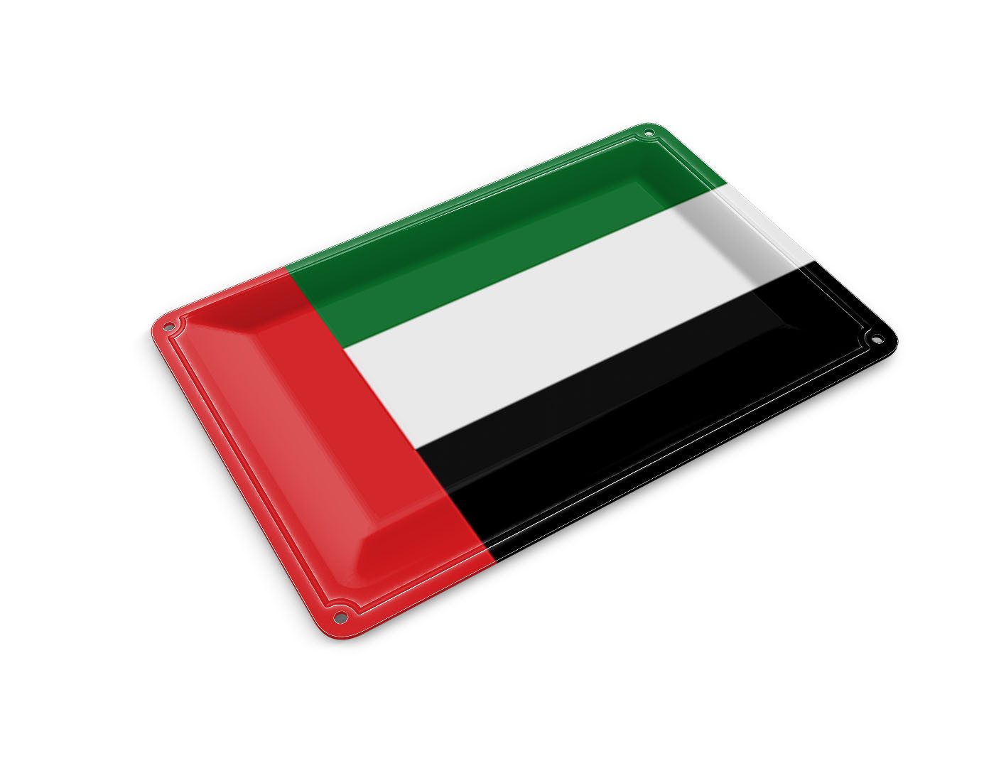 Femer GmbH Postkarte Flagge Vereinigten Arabischen Emirate 14x10 cm, unfrankiert