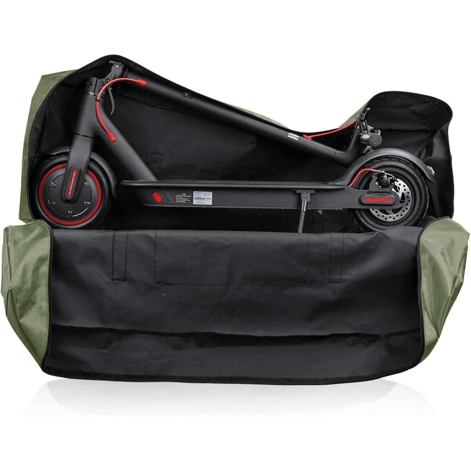 LuxusKollektion Roller-Gepäckträger Transporttasche E Scooter Elektroroller Umhängetasche Armee Grün