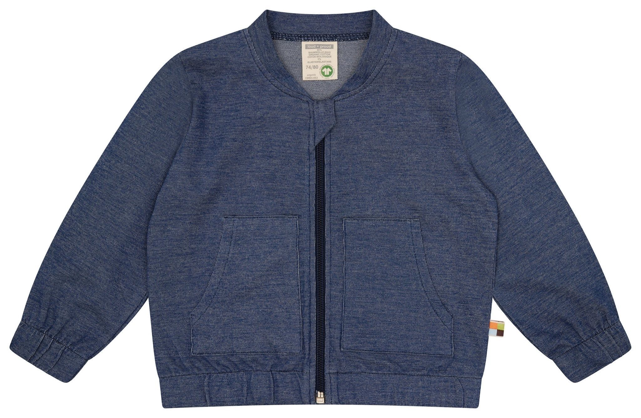 loud + proud Blouson in Denim-Optik