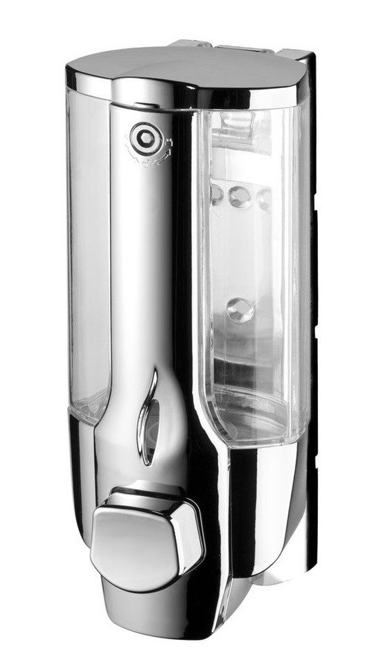 Aqualine Seifenspender Seifenspender zum Einhängen 350ml, Chrom, Aqualine-72075