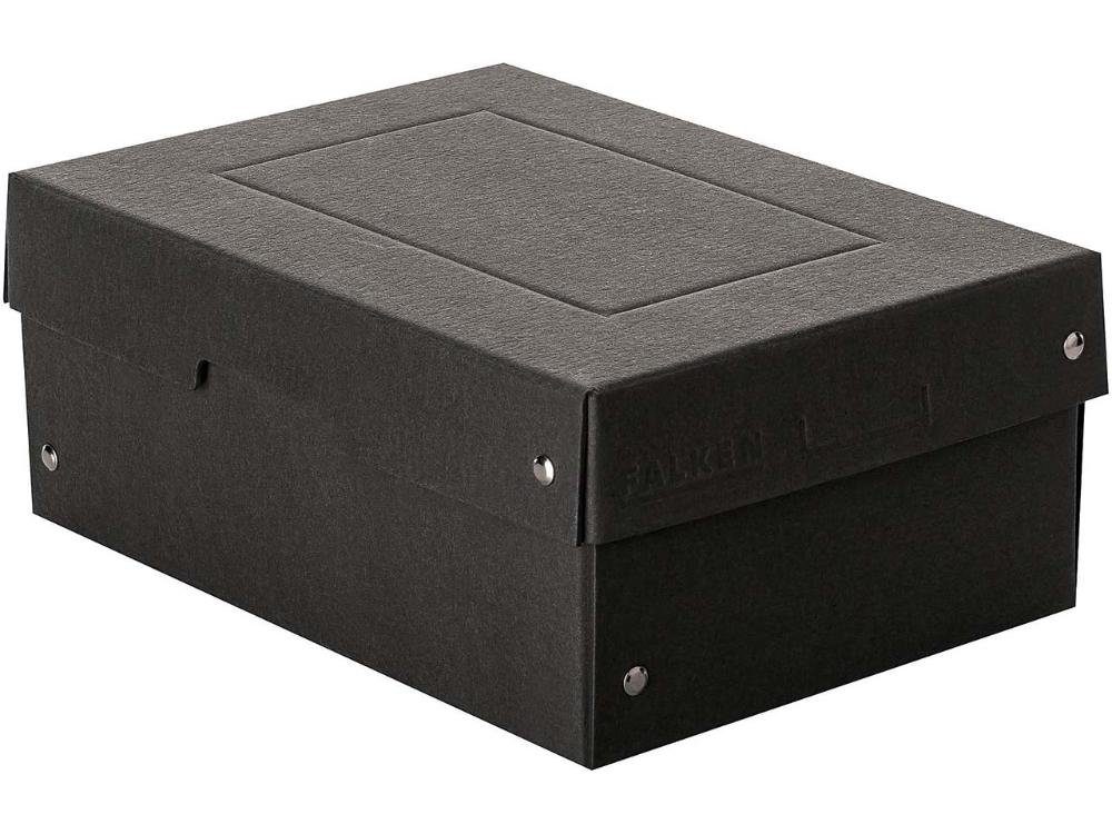 Falken Geschenkpapier Falken Aufbewahrungsbox 'PURE Box' Black, DIN A5