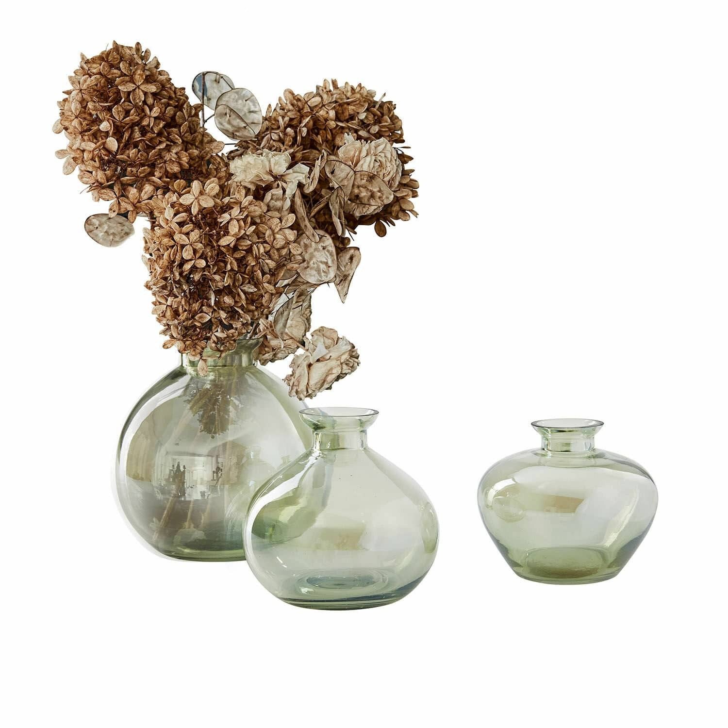 Tischvase Vase 3er Set Caleb grün