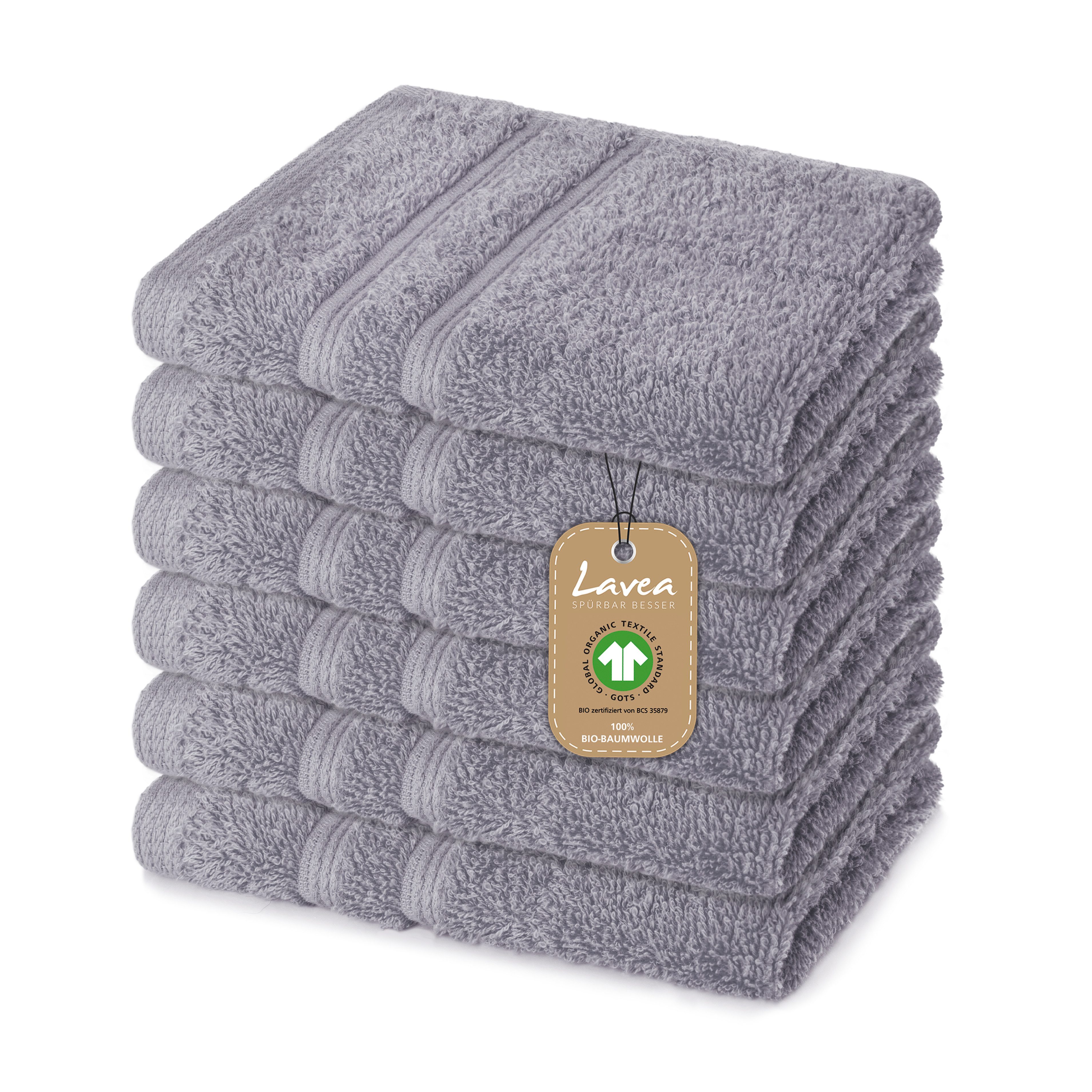 Lavea Handtuch Set Bio-Baumwoll Serie Bali, günstig online kaufen