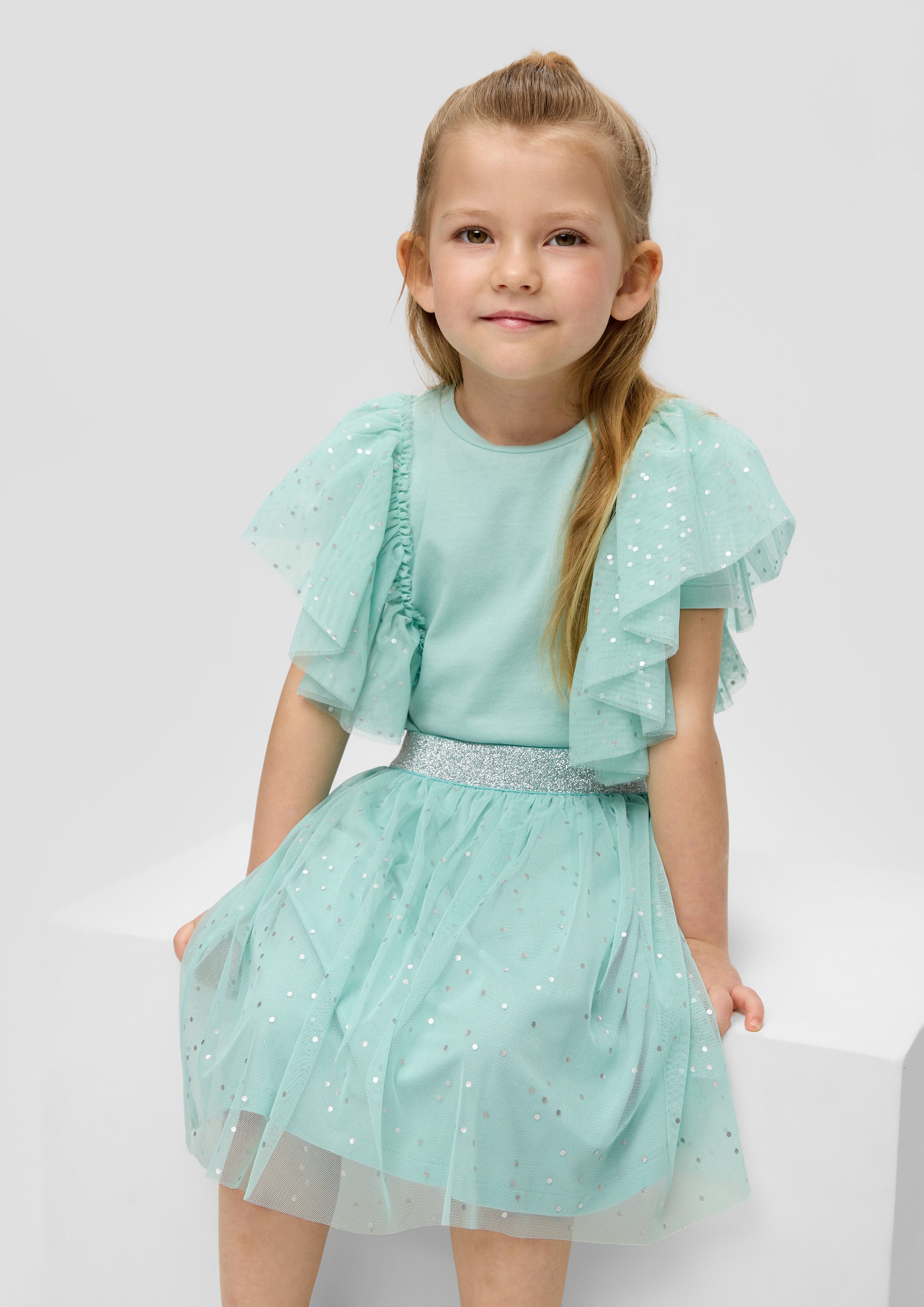 s.Oliver Minirock Rock Rock mit Mesh-Layering