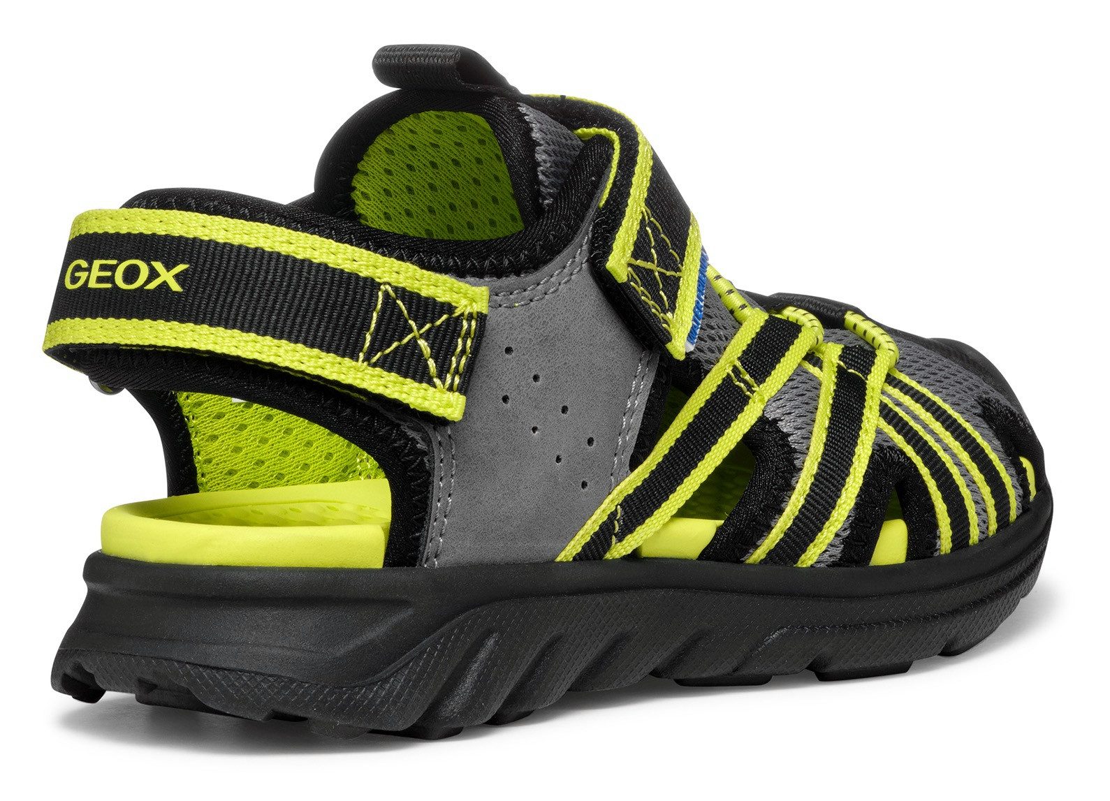 Geox J SANDAL AIRADYUM BO Sandale, Wasserschuh, Badeschuh, Trekkingsandale mit geschütztem Zehenbereich