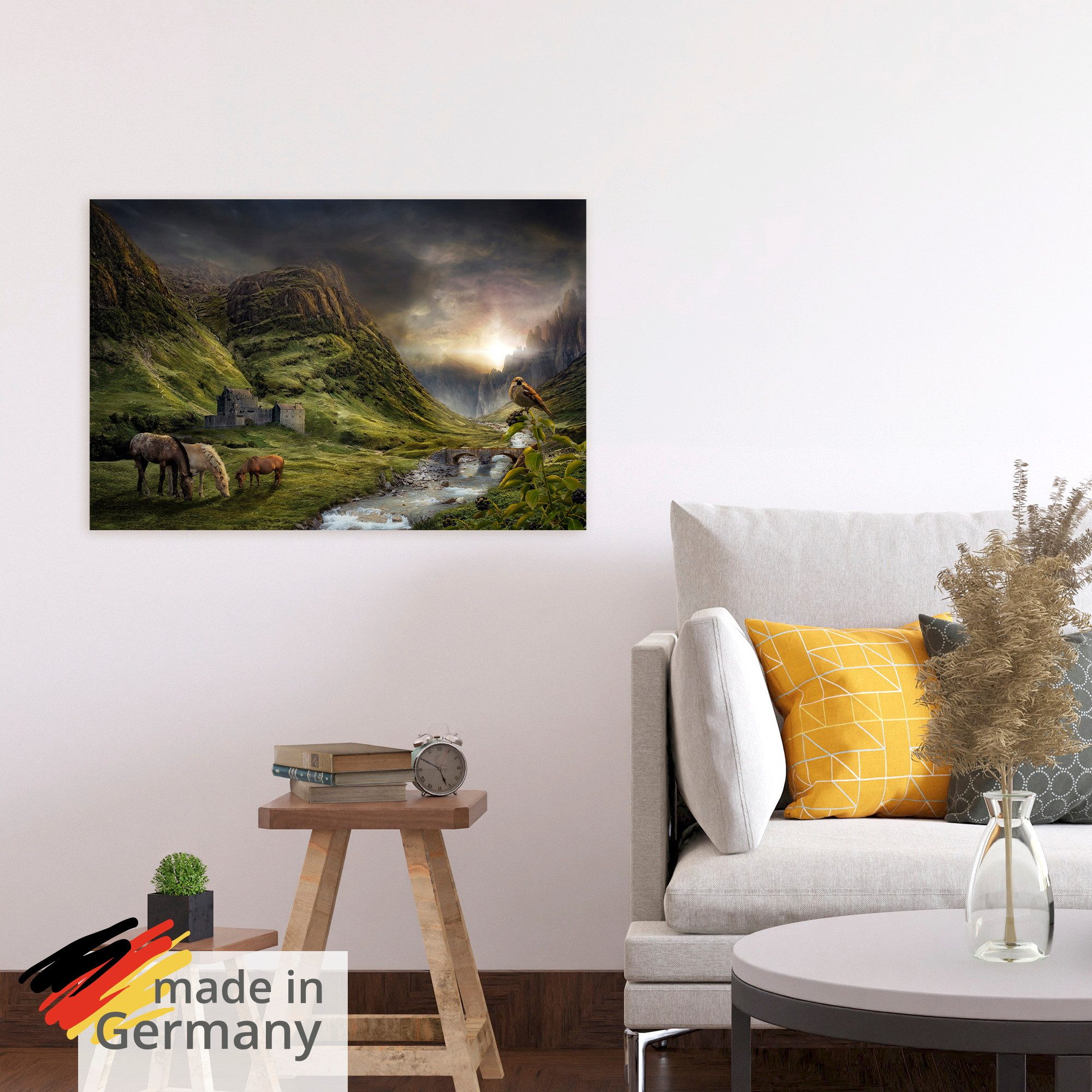 Artland Wandbild Am Ende des Sommers, (1 St), als Alubild, Leinwandbild, Poster, Wandaufkleber in verschied. Größen