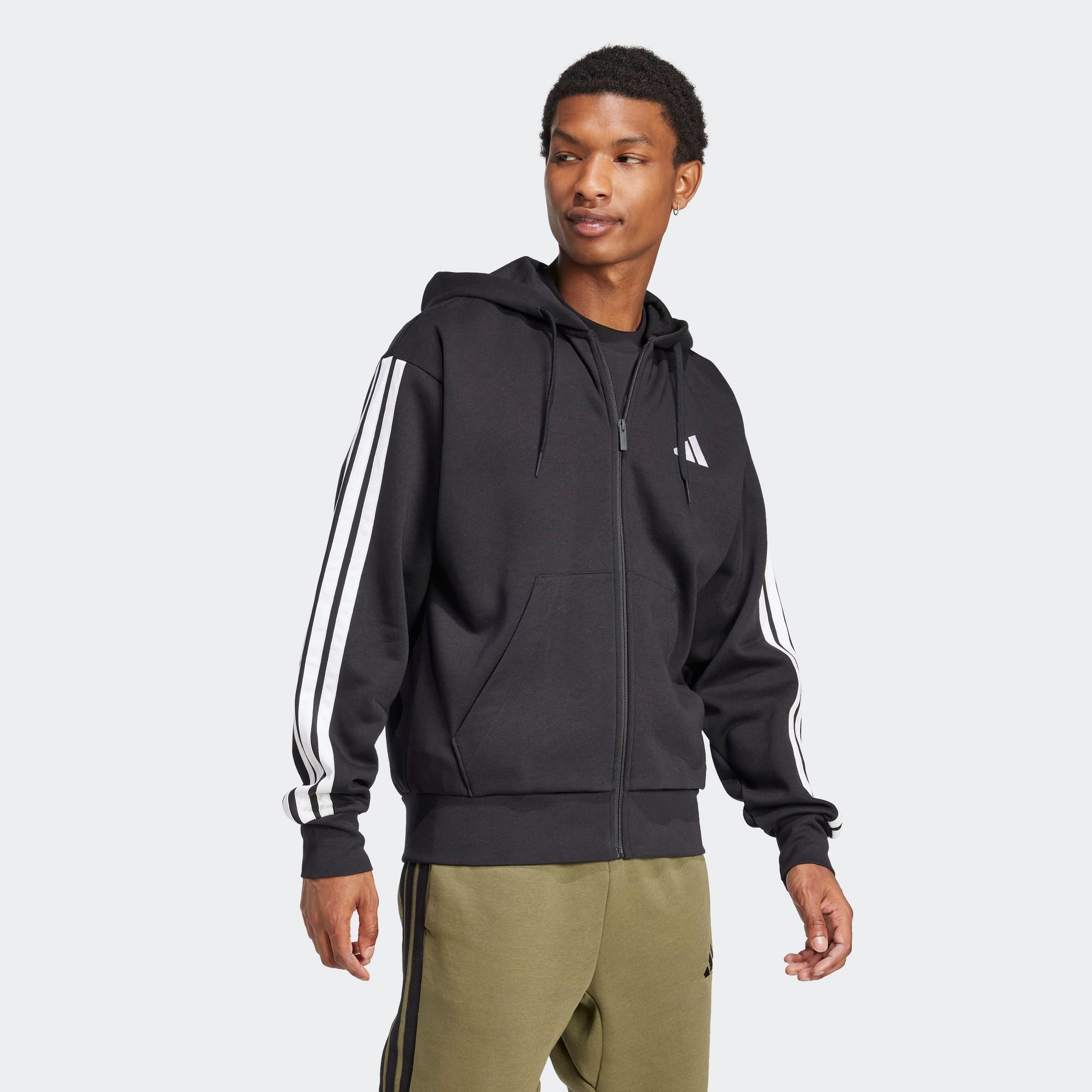 adidas Sportswear Sweatshirt M 3S FL FZ HD für Laufen und Sportmode, mit Re günstig online kaufen