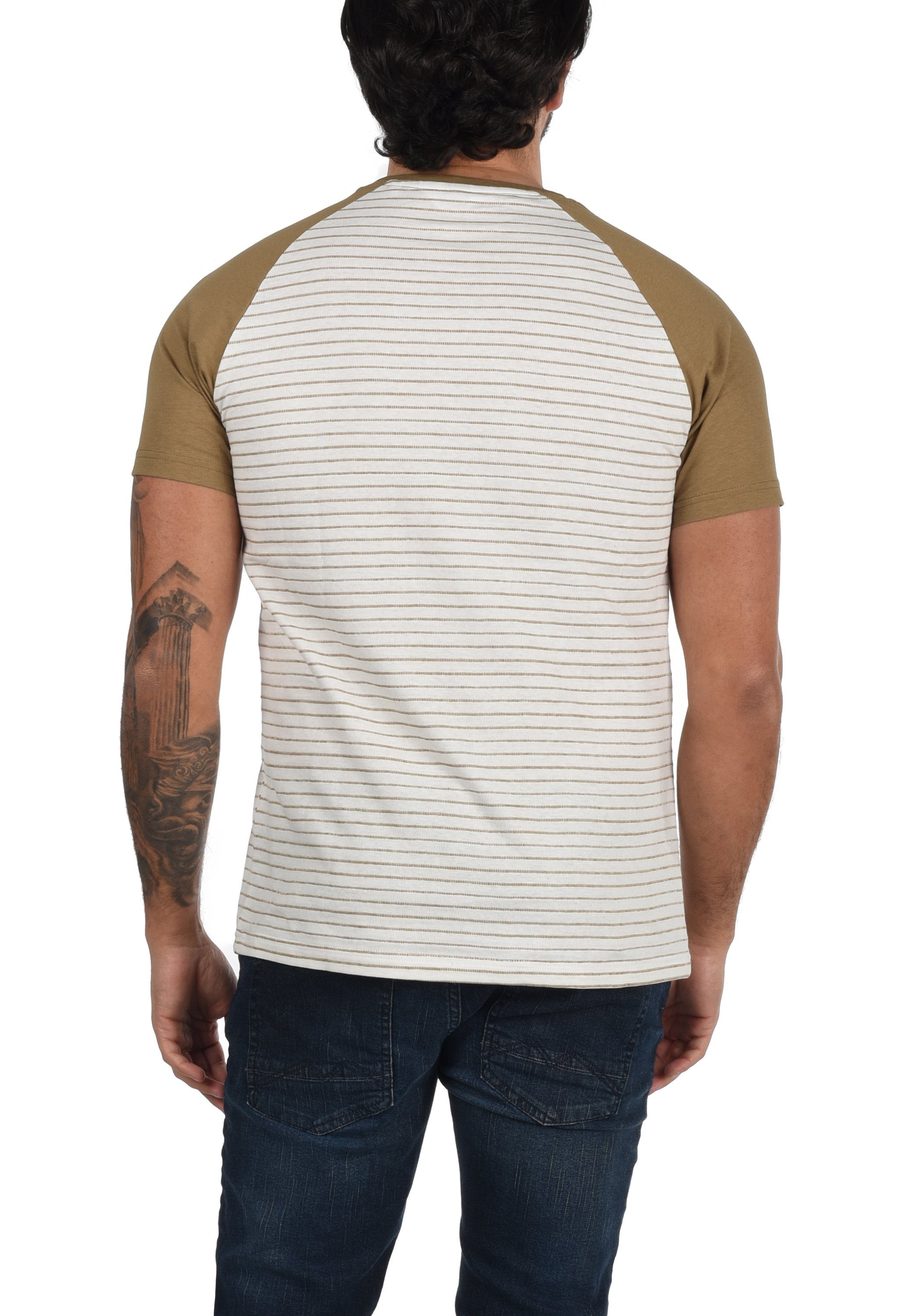 Solid Rundhalsshirt SDSten T-Shirt Ermine (5944)