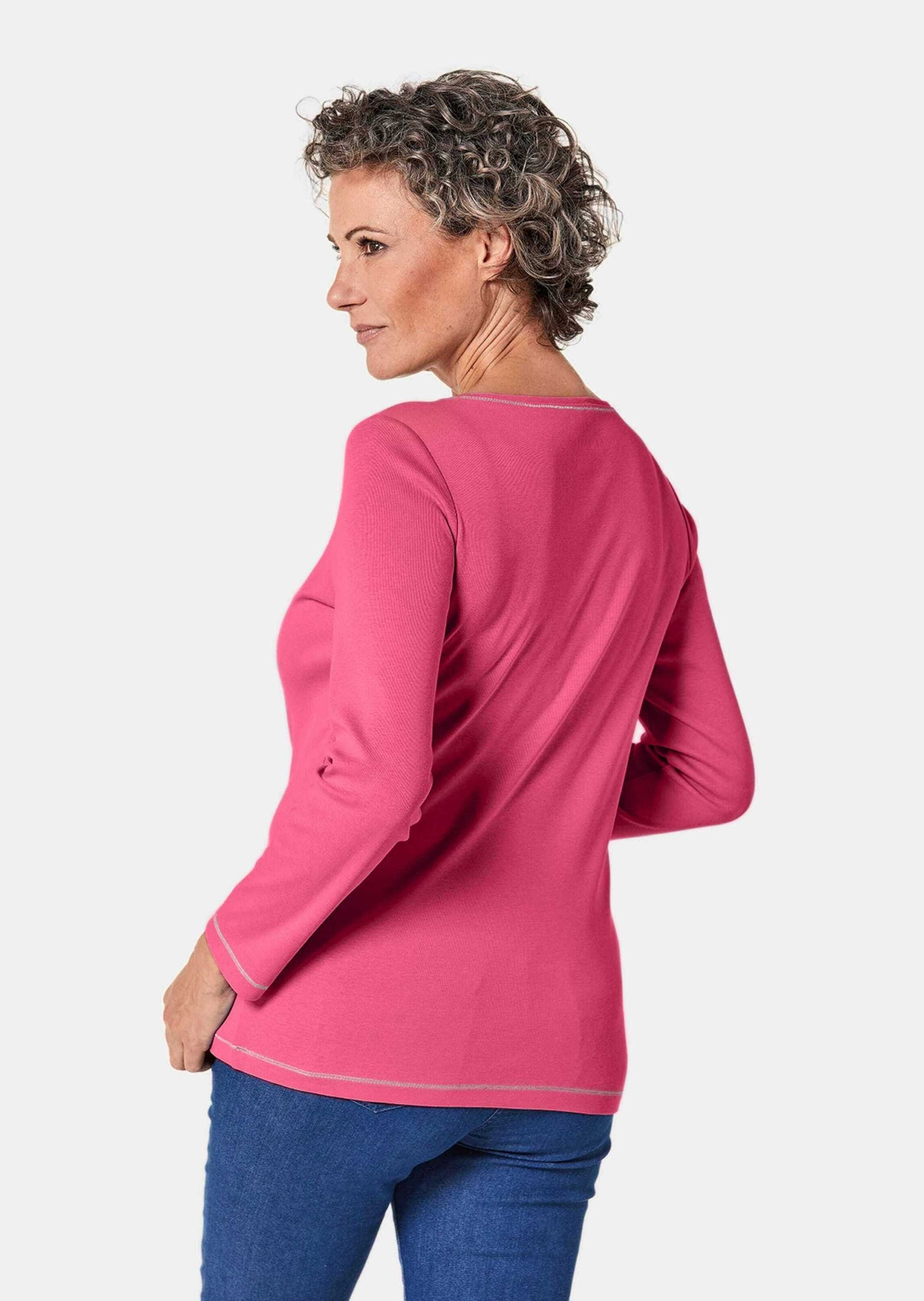 GOLDNER T-Shirt Kurzgröße: Basic T-Shirt aus reiner Baumwolle – Bild 3 von 5