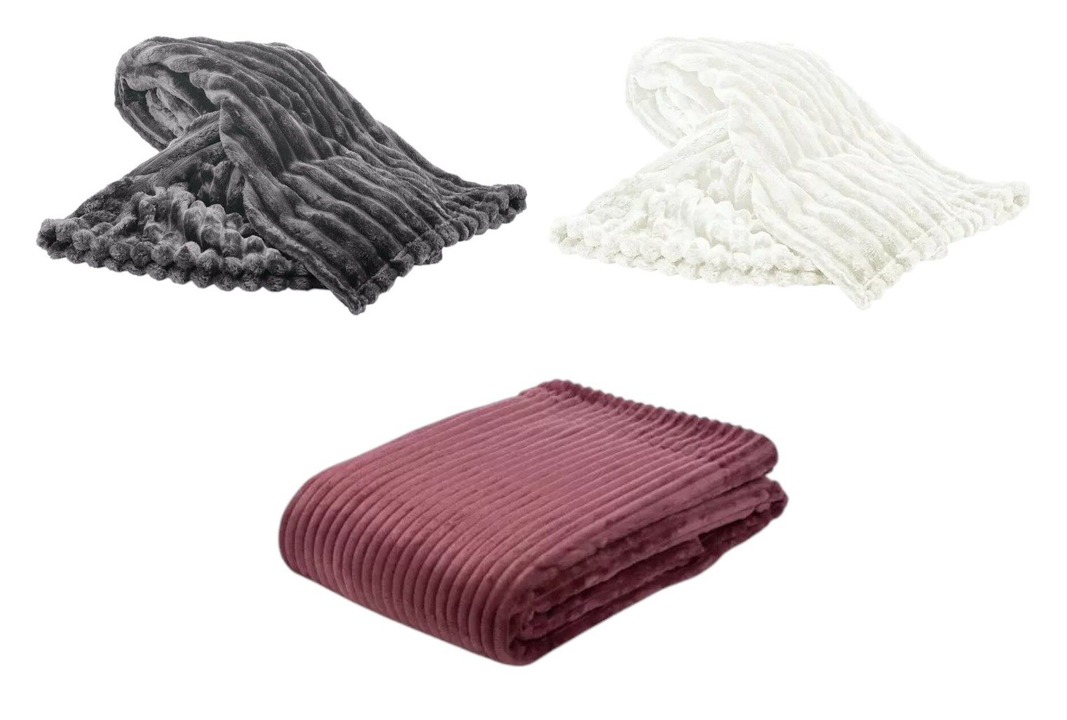 Wohndecke Breitcord Wohndecke XL 150 x 200 cm » Glitzer Decke, Dekor, » dic günstig online kaufen