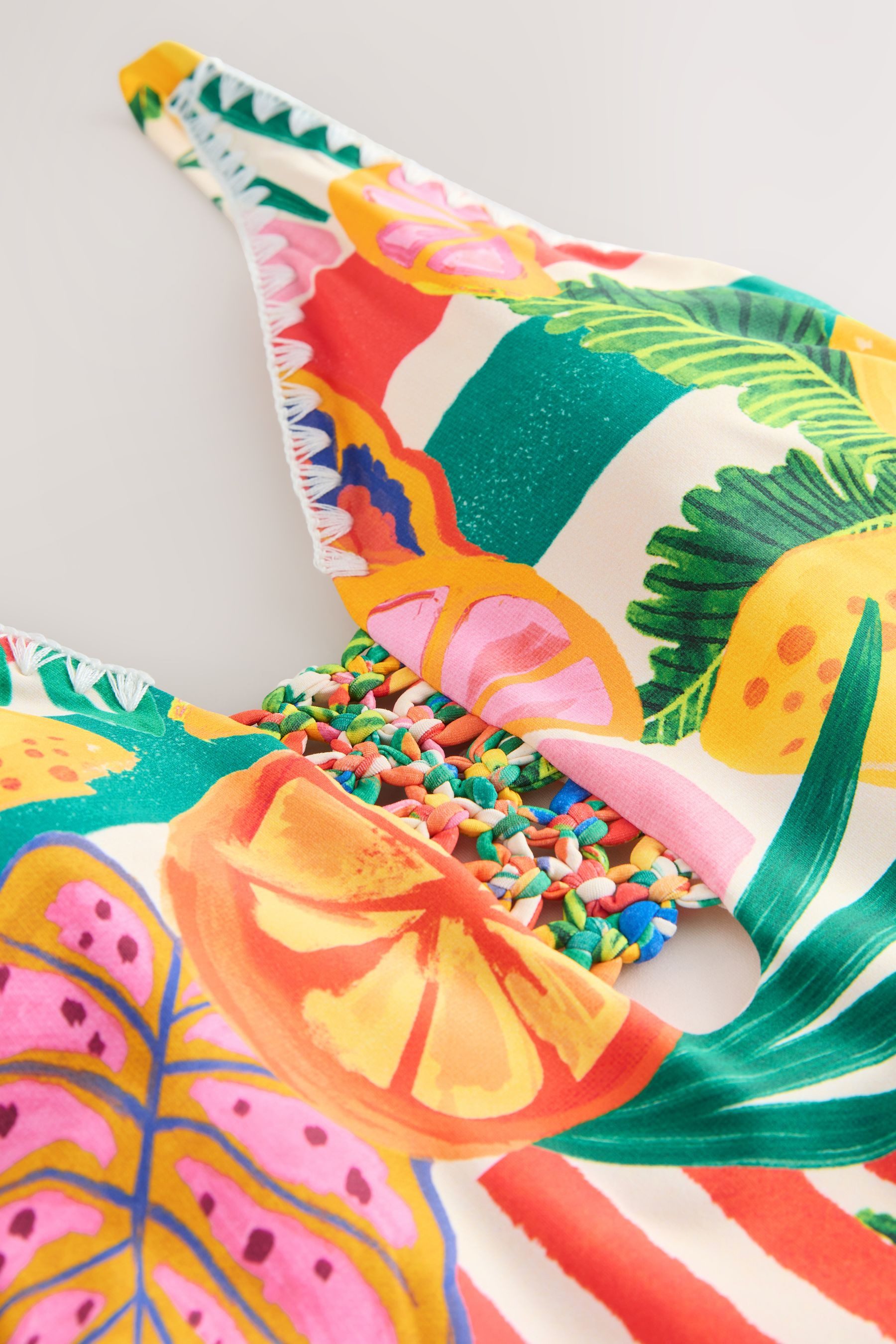 Next Badeanzug Bauchformender Makramee Badeanzug (1-St)