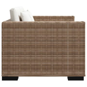 furnicato 2-Sitzer 7-tlg. Sofa Set Echtes Rattan