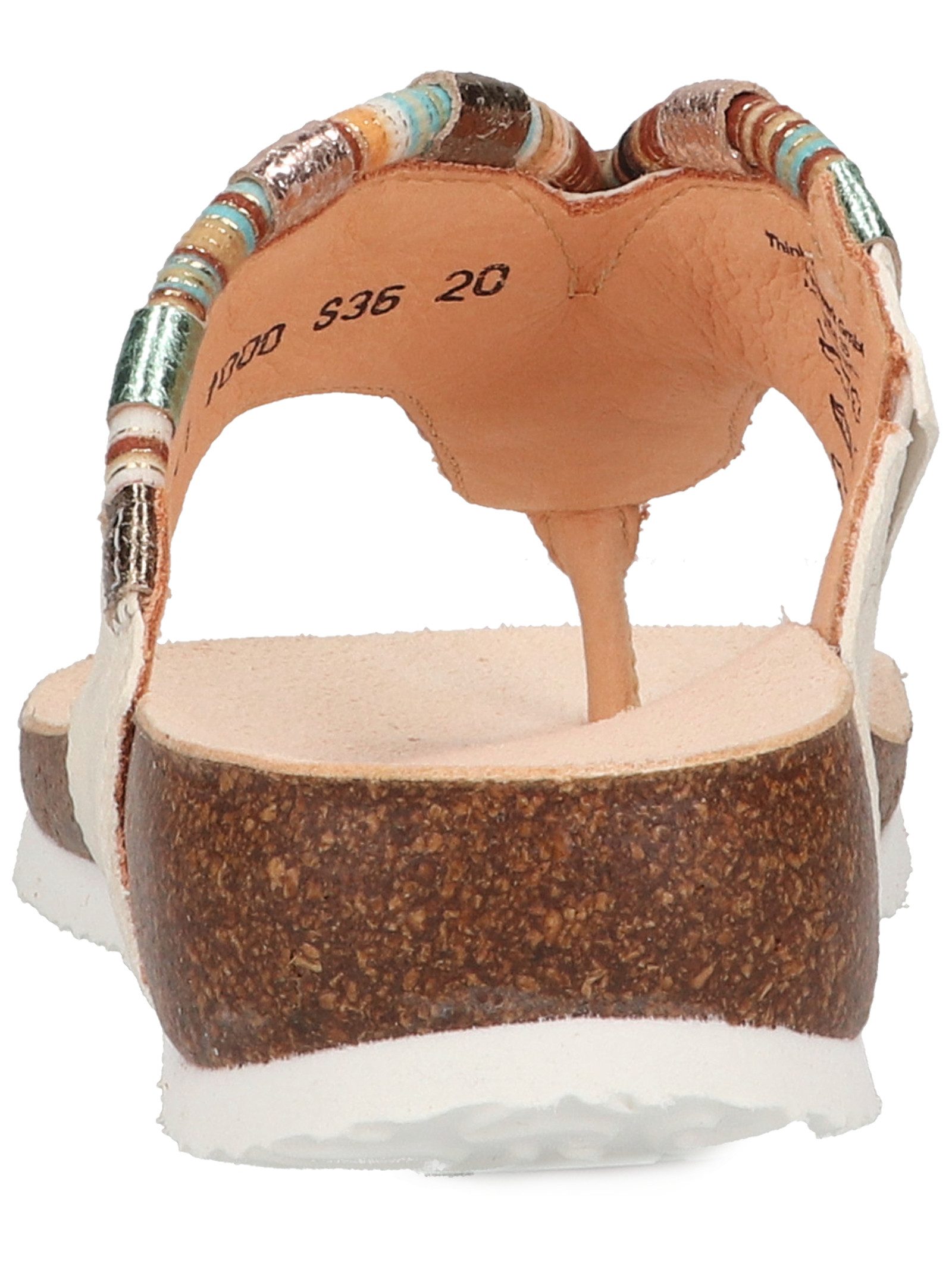 Think! Zehensteg Glattleder . Zehentrenner