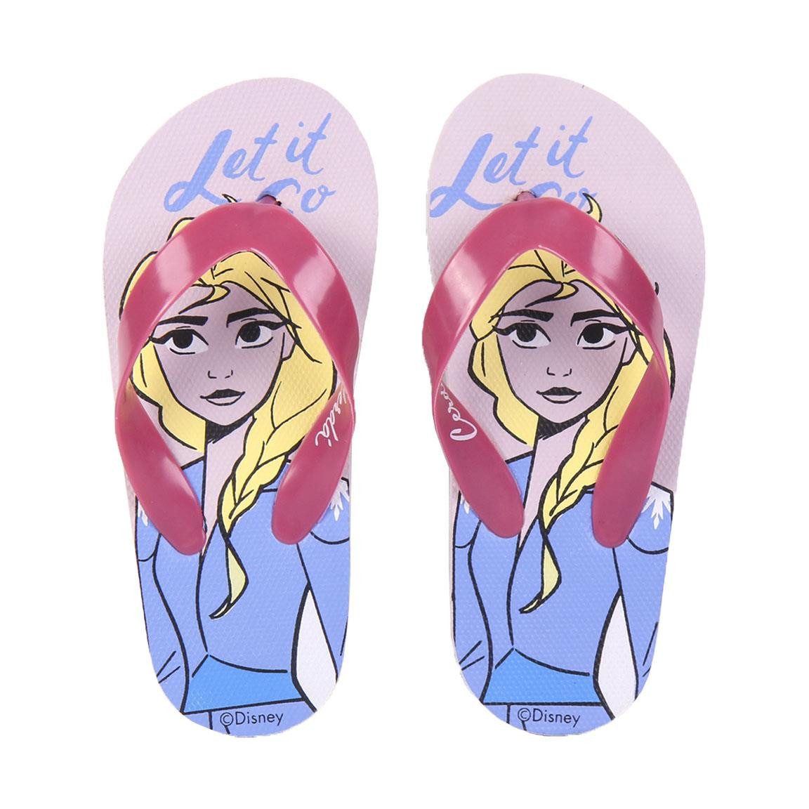 Disney Disney Die Eiskönigin Elsa Kinder Flip Flops Gr. 26 bis 33 Zehentrenner