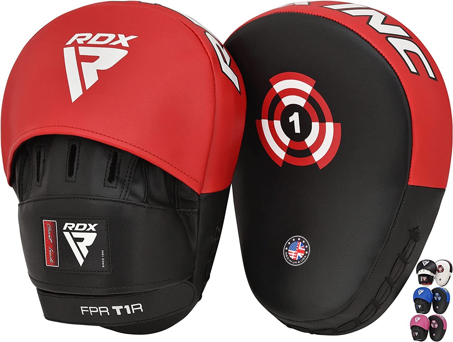 RDX Sports Pratze RDX Hand Pads Martial Arts Boxing Pads Punching Pads Kickboxing Pads