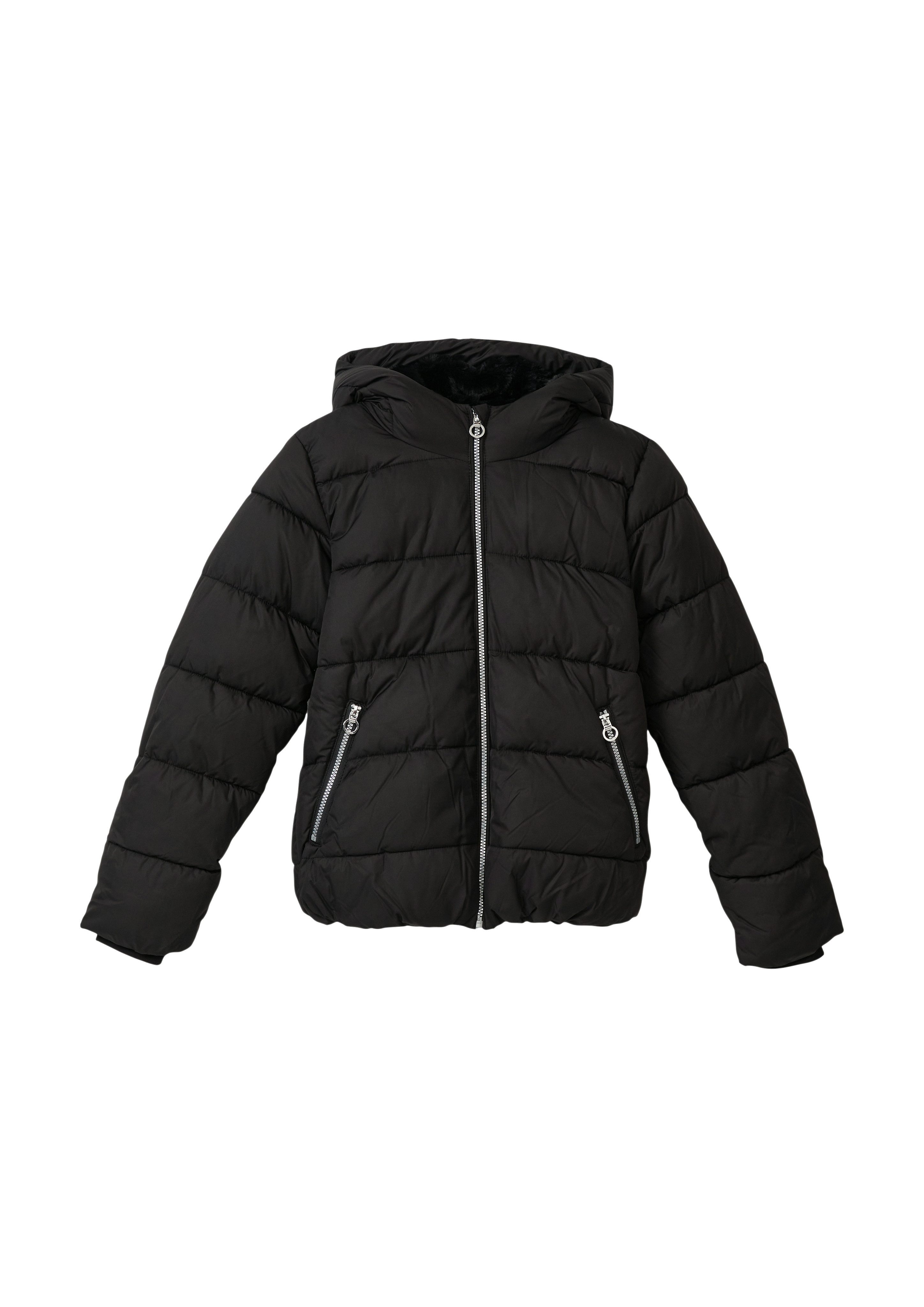 s.Oliver Junior Steppjacke mit Plüsch- und Fleecefutter