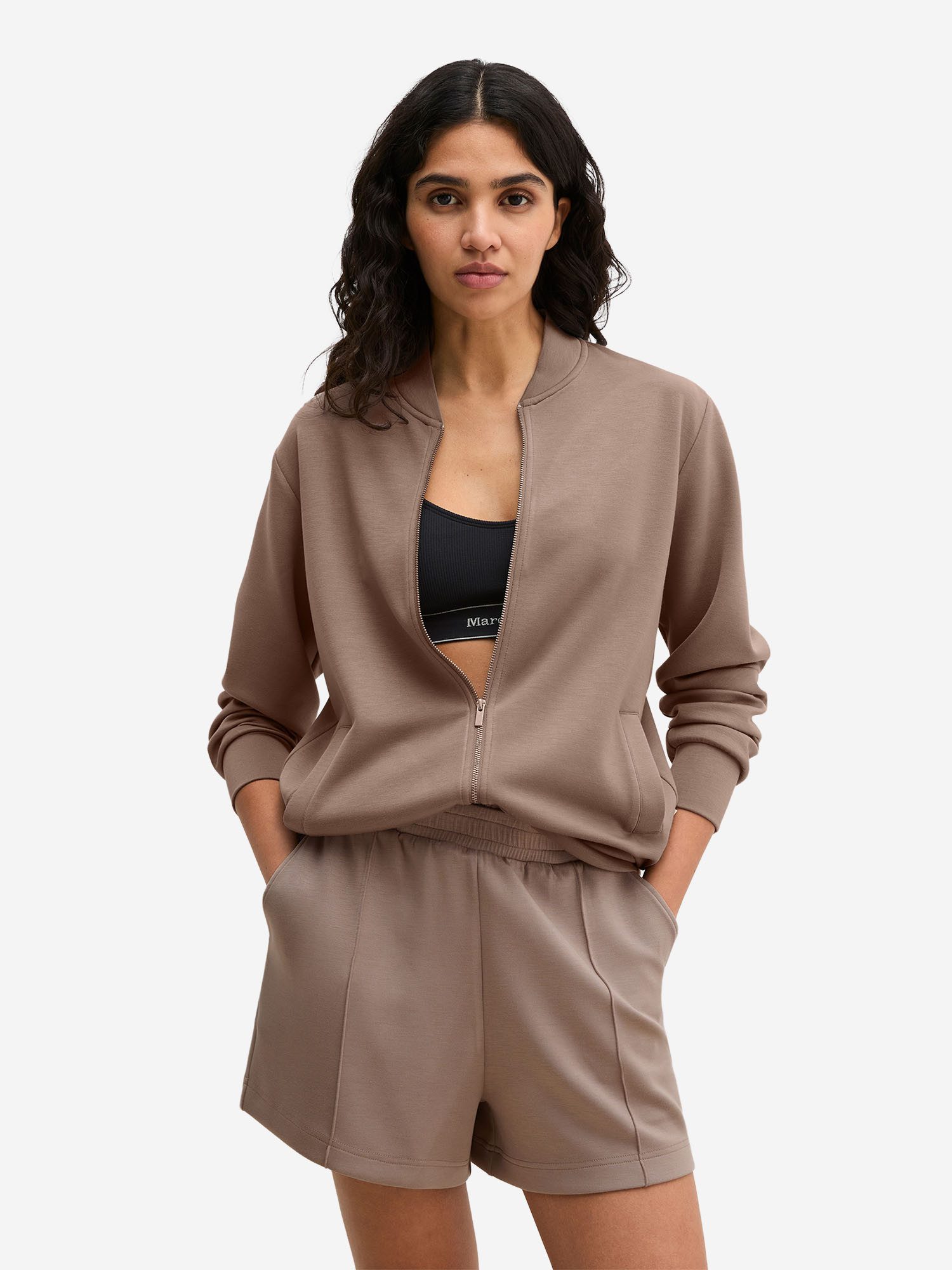 Marc O'Polo Sweatjacke Modal Allure Sweatjacke, Kapuzenjacke, Zip Hoodie günstig online kaufen