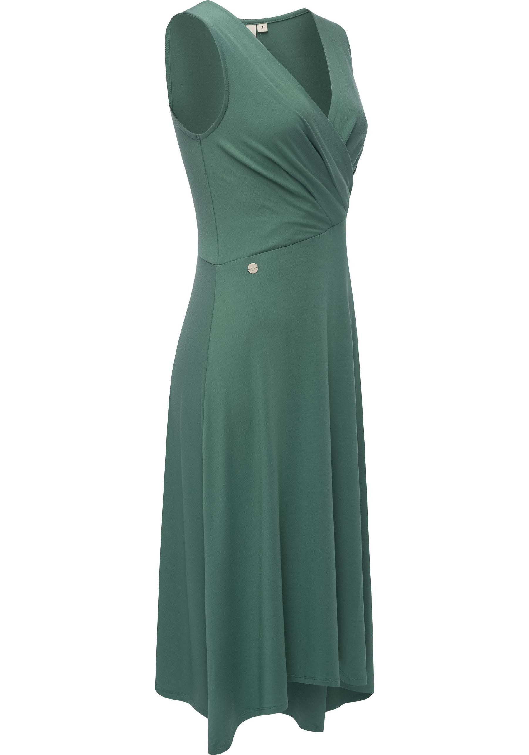 Ragwear Sommerkleid "Fidda" Ohne Taschen leichtes Jersey-Kleid mit Tailleng günstig online kaufen