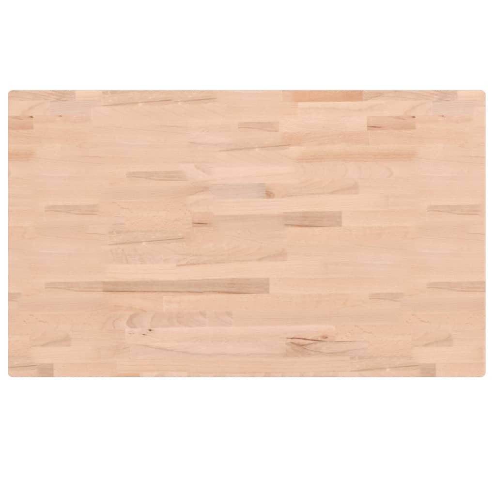 vidaXL Tischplatte Tischplatte 100x60x4 cm Rechteckig Massivholz Buche (1 St)