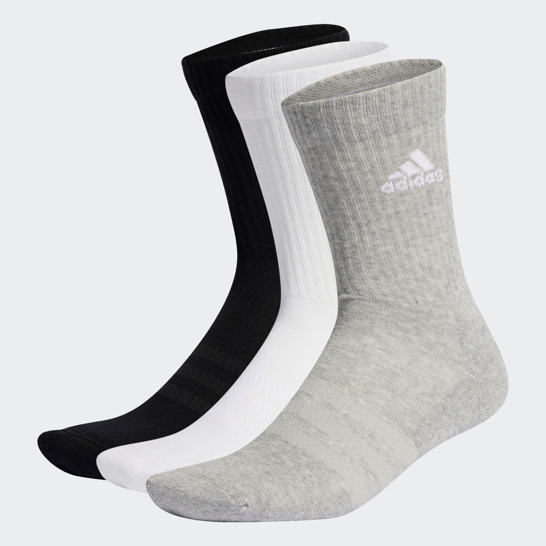 adidas Performance Sportsocken CUSHIONED CREW SOCKEN, 3 PAAR (3-Paar)