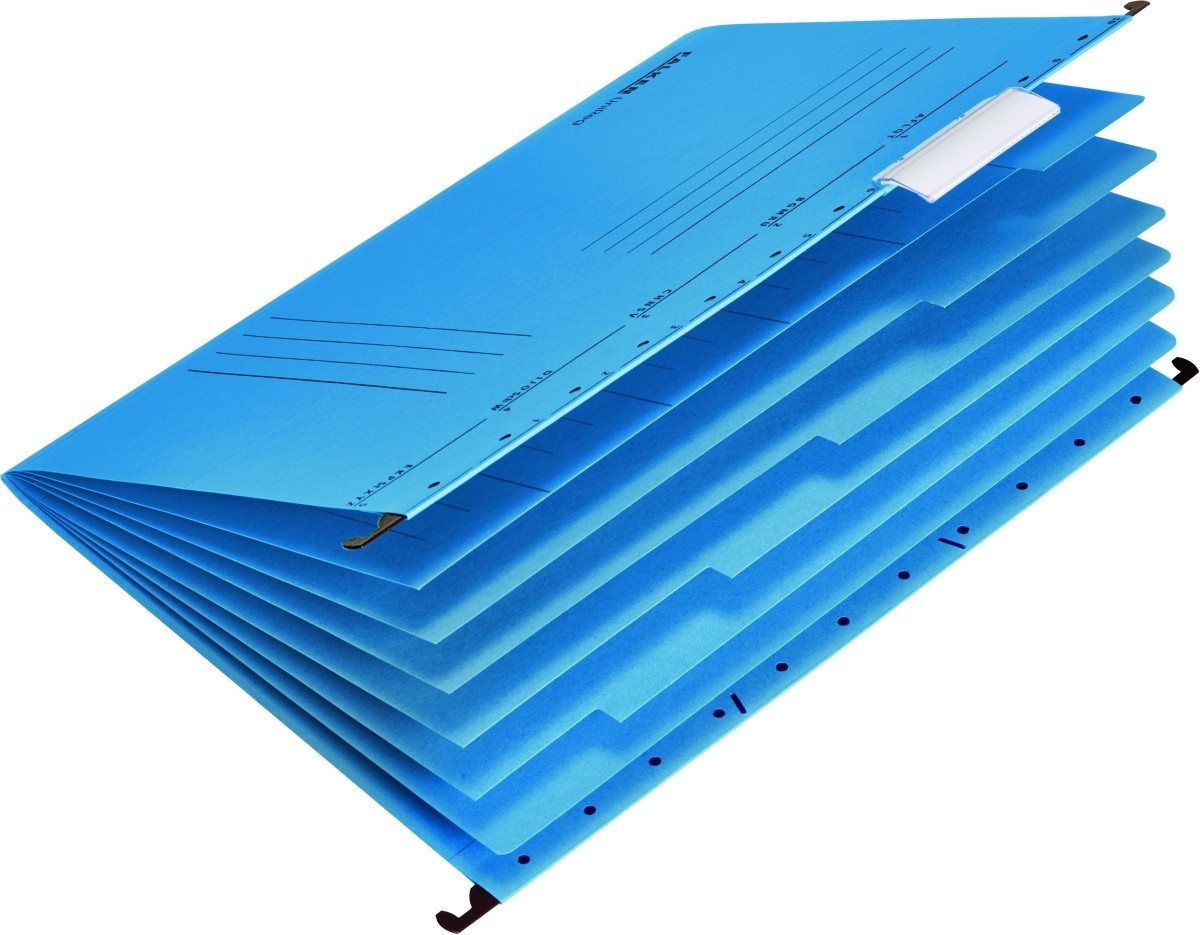 Thumbnail - Falken Hefter Mehrfachhängemappe UniReg 6 Trennblätter blau