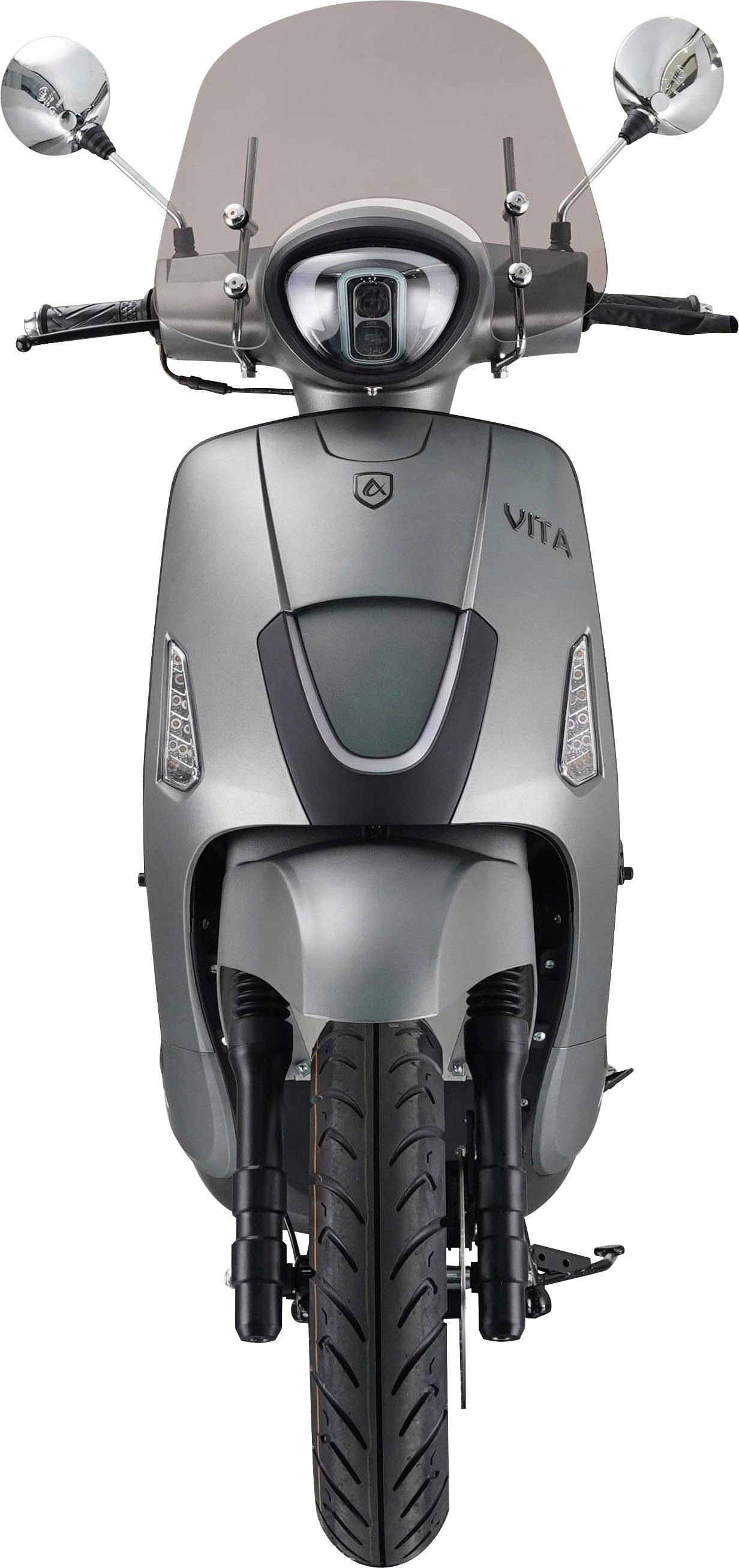 Alpha Motors Motorroller Vita, 5, 50 85 Euro inkl. km/h, Windschild ccm