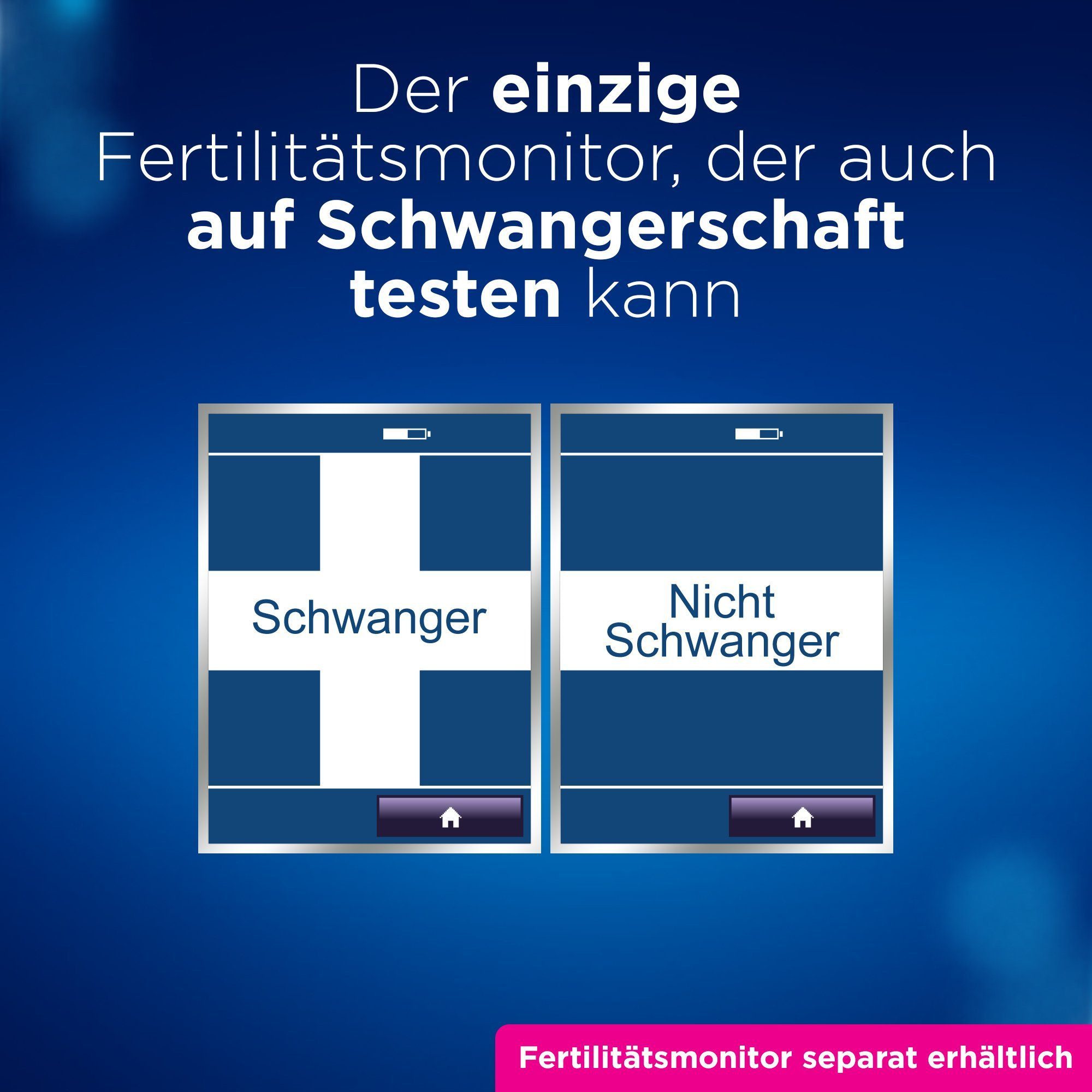 Clearblue Ovulationstest Fertilitätsmonitor Teststäbchen - 20St. + 4 Schwangerschaftstests, 1-tlg.