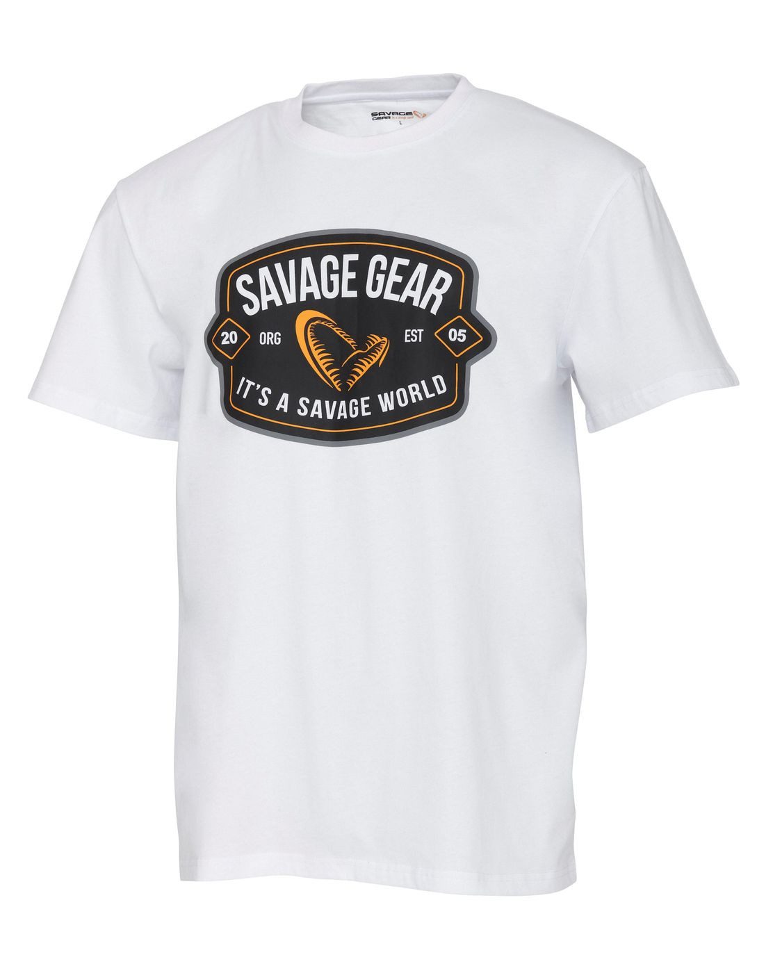 Savage Gear T-Shirt Badge Logo Tee S White