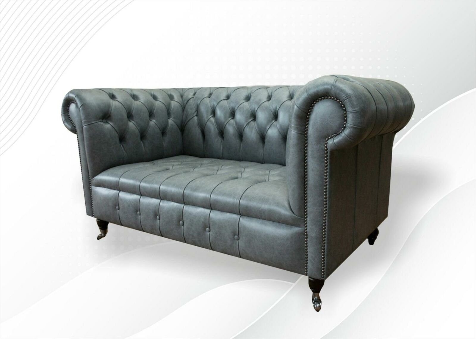 Chesterfield Made Chesterfield-Sofa Europe Neu, Design in JVmoebel Zweisitzer Luxus Wohnzimmermöbel