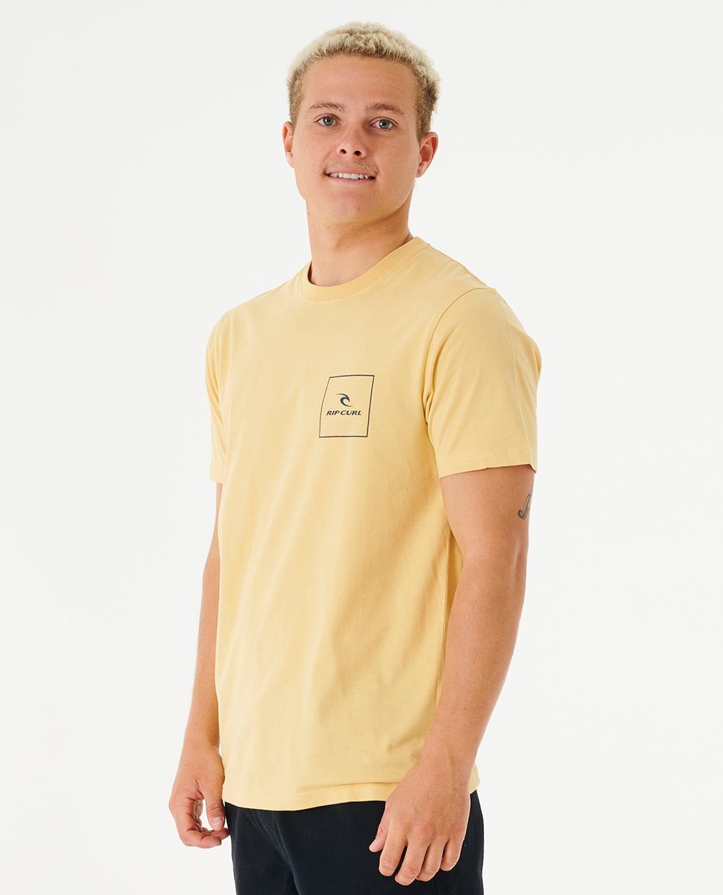 Rip Corp navy dark T-Shirt Curl Icon Print-Shirt