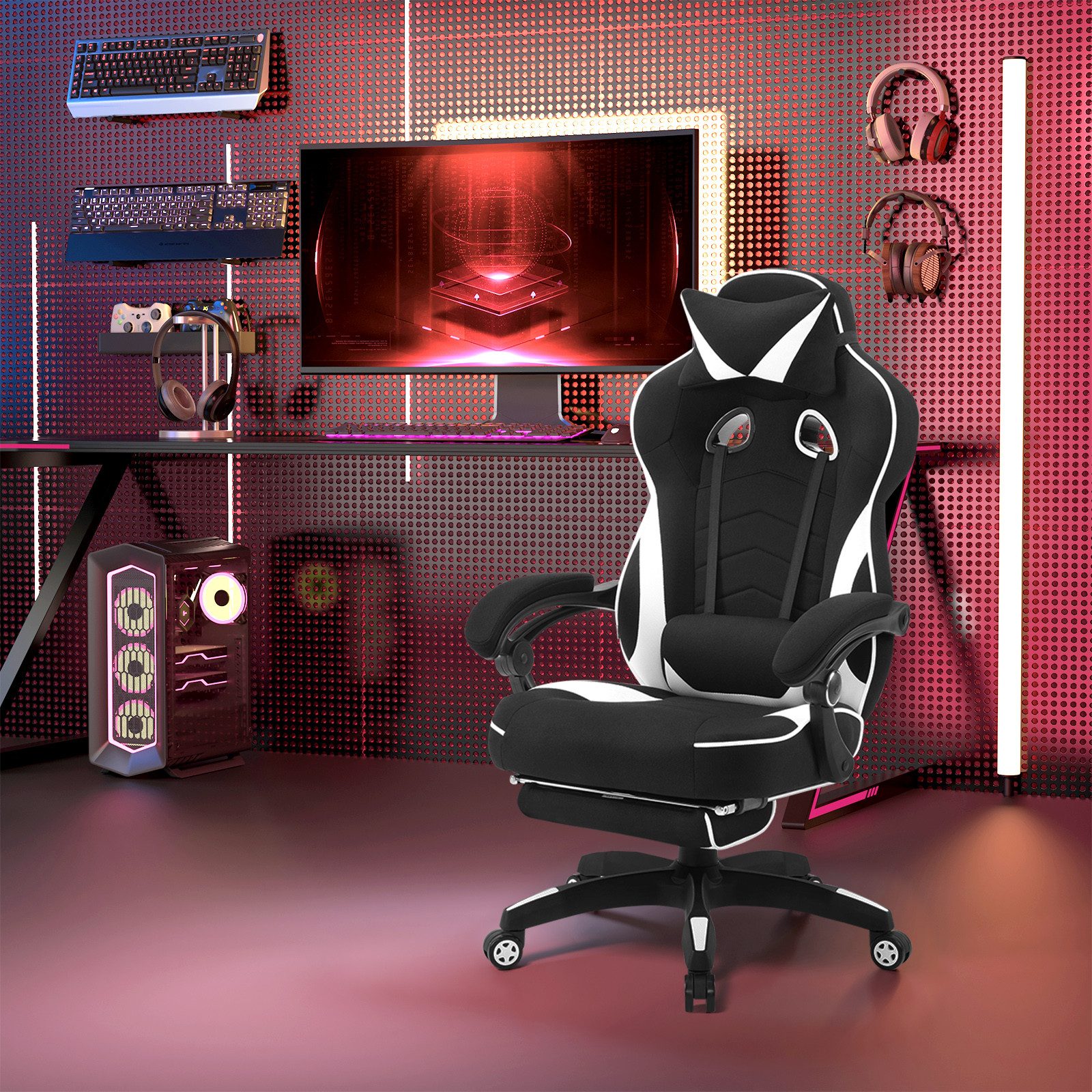 Woltu Gaming-Stuhl (1 St), Sportsitz, mit günstig online kaufen