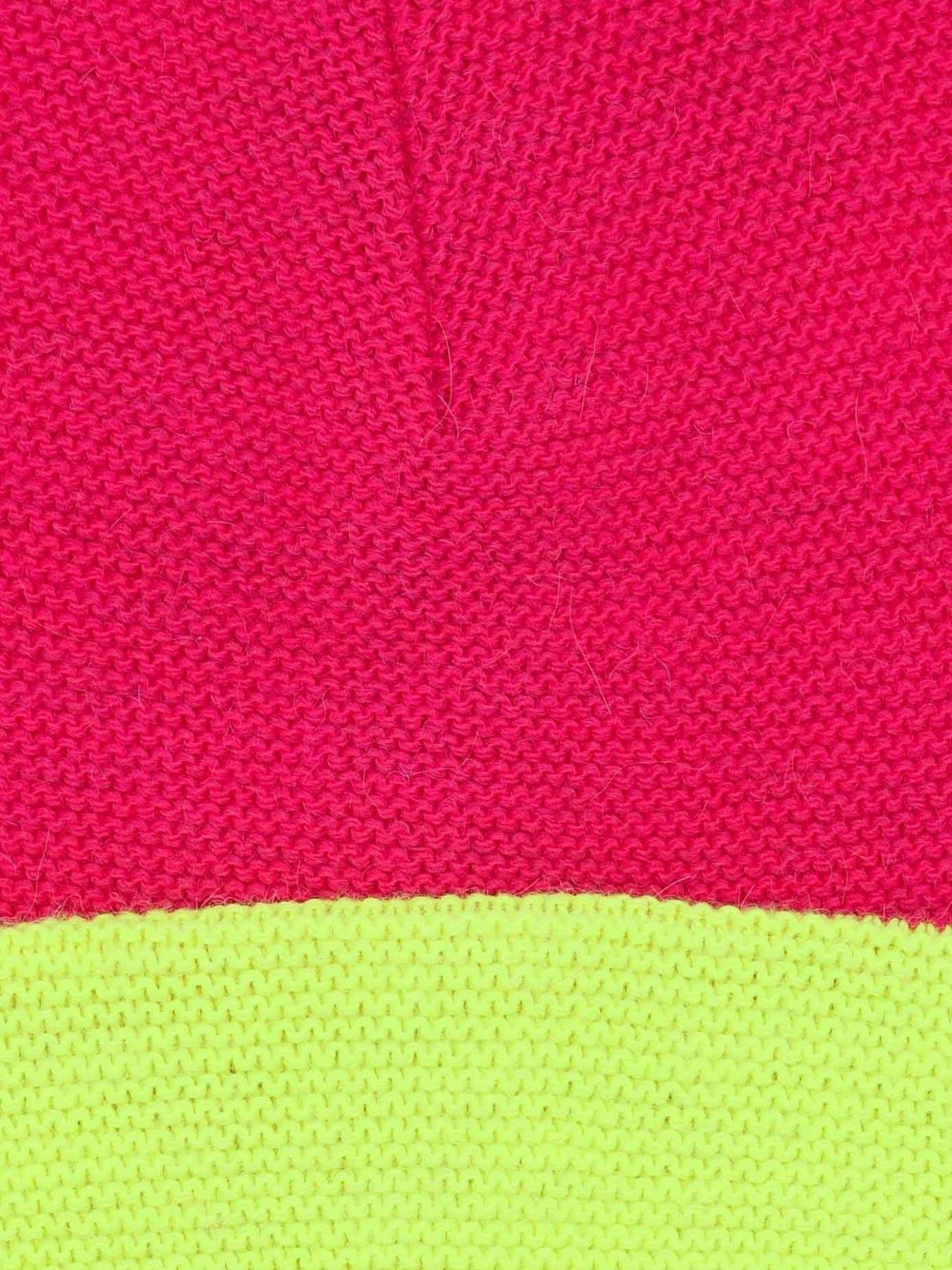 Zwillingsherz Beanie Mütze "Wendemütze 1" Gelb & Pink