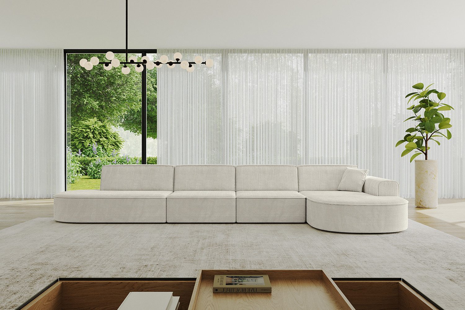 ALTDECOR Ecksofa MARI-L3, Sofa Praktische Bequeme Funktionsecke Couch L-Form Eckcouch, Corner Sofa L-Form Vielseitige Sofa Wohnlandschaft Wohnzimmer