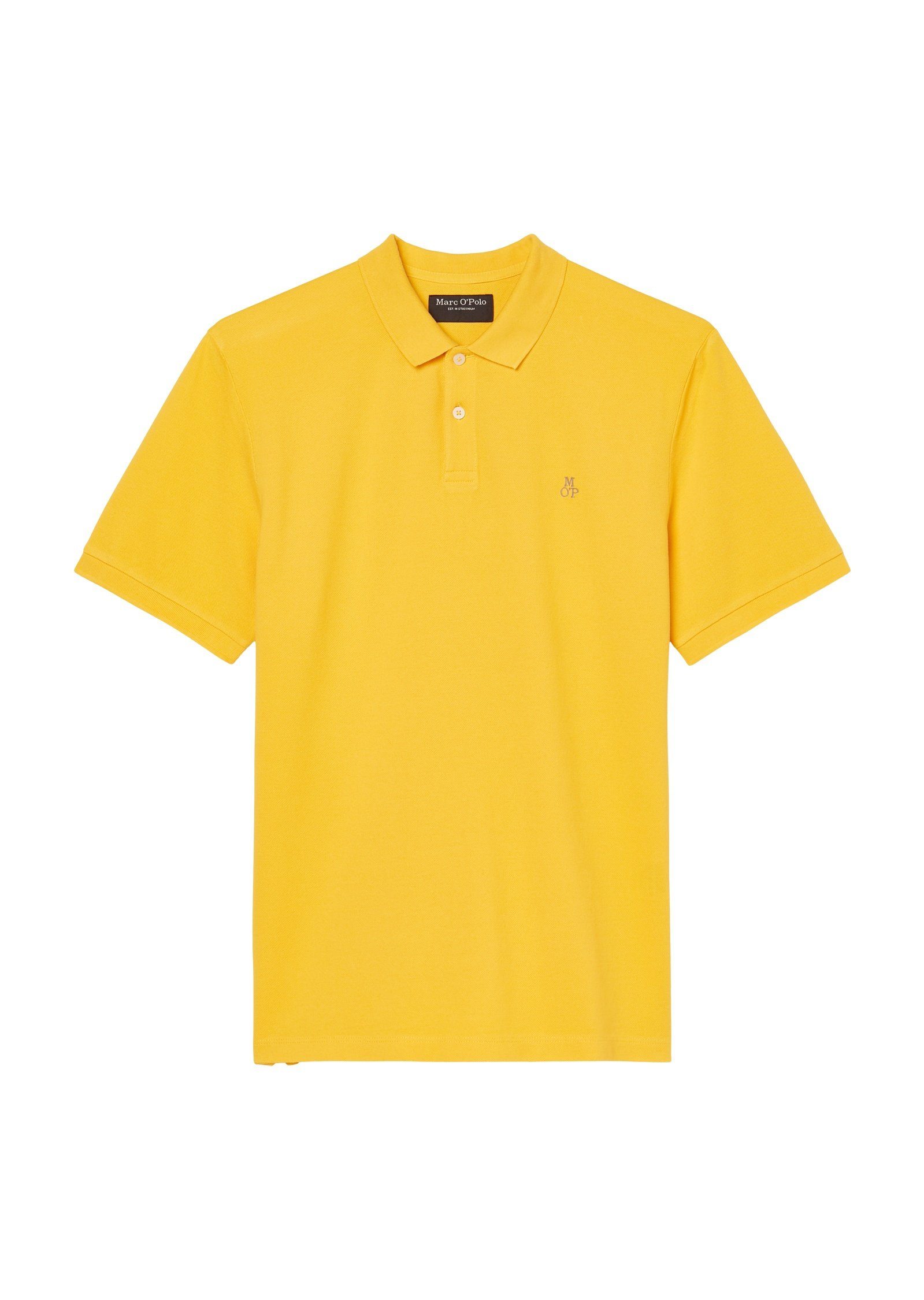 Poloshirt reiner aus O'Polo Marc Bio-Baumwolle orange