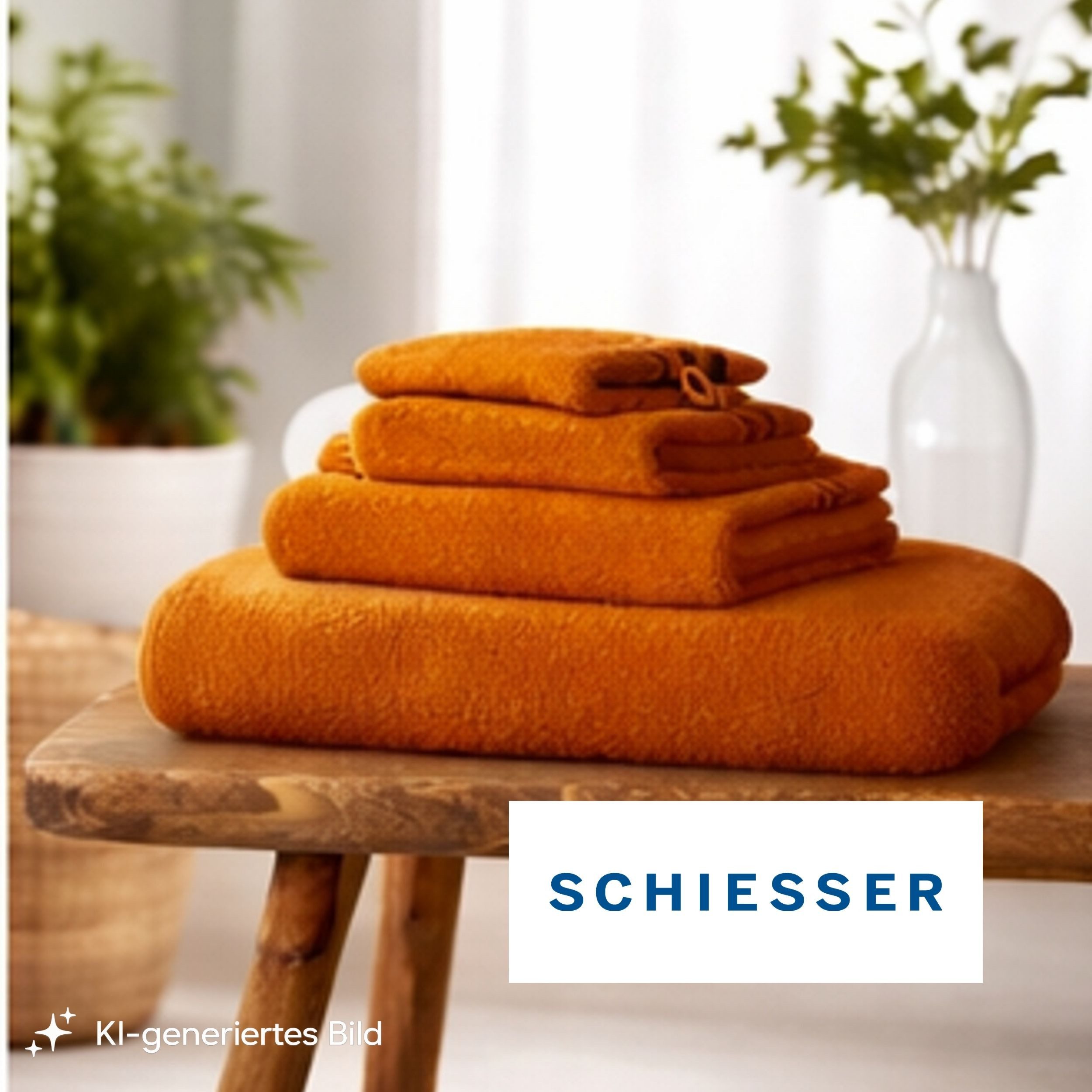 Schiesser Duschtücher Skyline Color aus 100 % Baumwolle mit eleganter Streifenbordüre, Frottier (Set, 2-St), OEKO-TEX® MADE IN GREEN – Bild 3 von 5