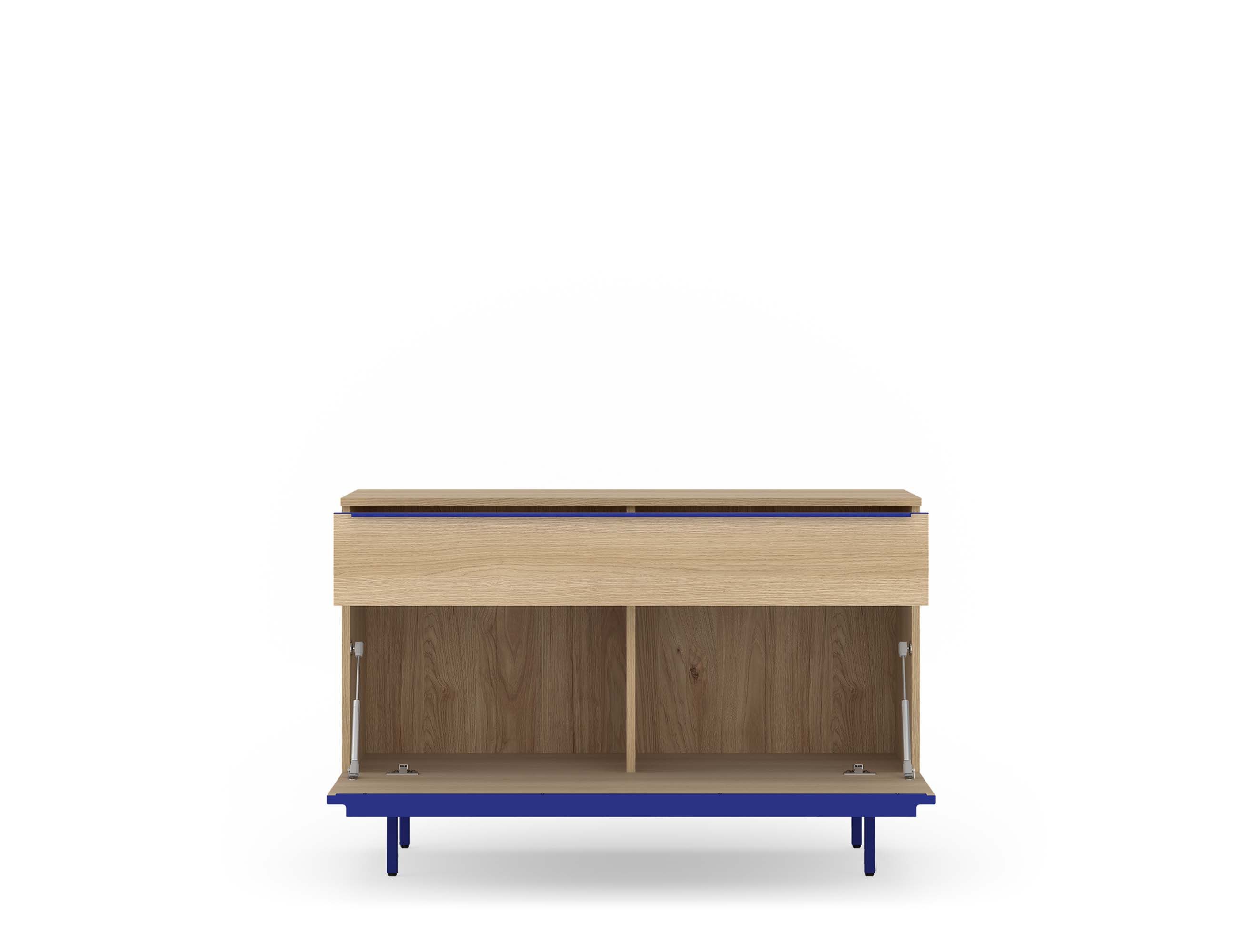 TOM TAILOR HOME Sideboard COLOR PUZZLE Low cabinet 03 - 1S 1K, farbige Griffe u. Füße, Breite 1100 mm – Stauraum mit besonderen Farbkick