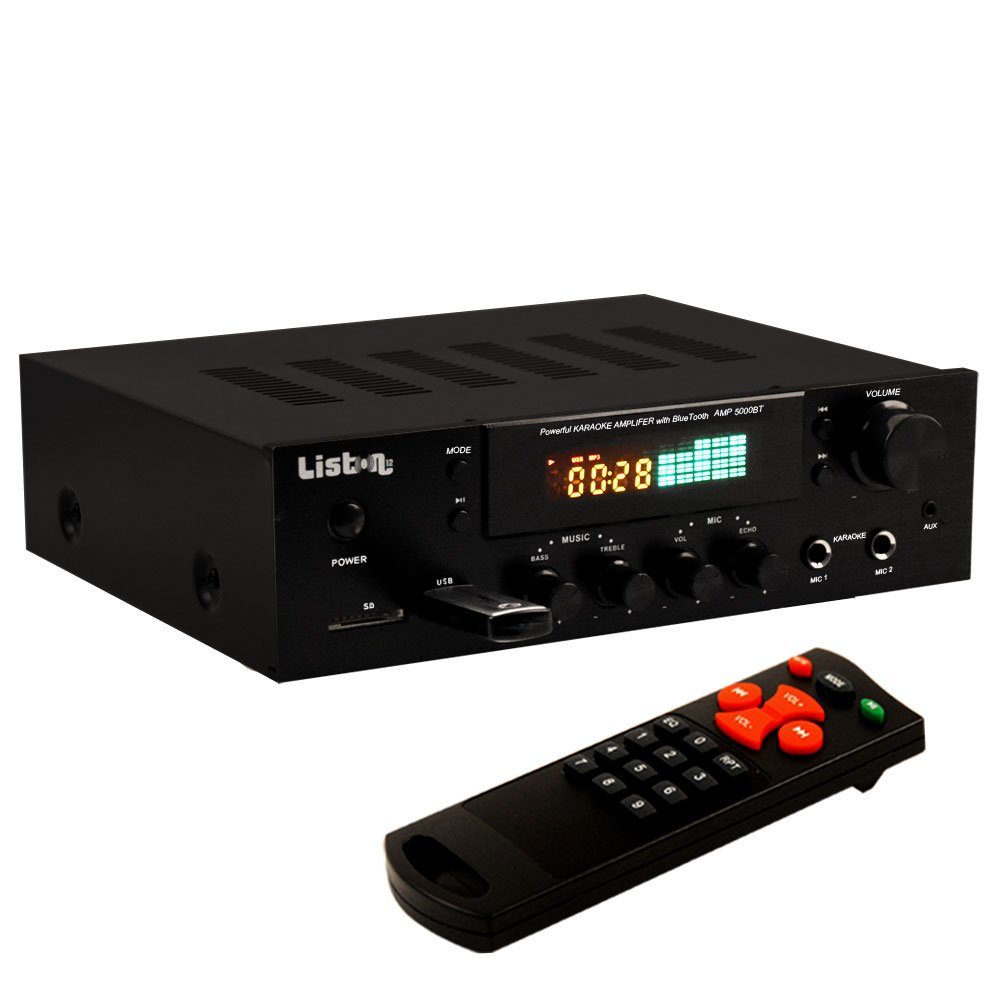 Radio Tuner Receiver Bluetooth WJG SD Industrievertretung USB FM Verstärker Verstärker MP3) (Stereo