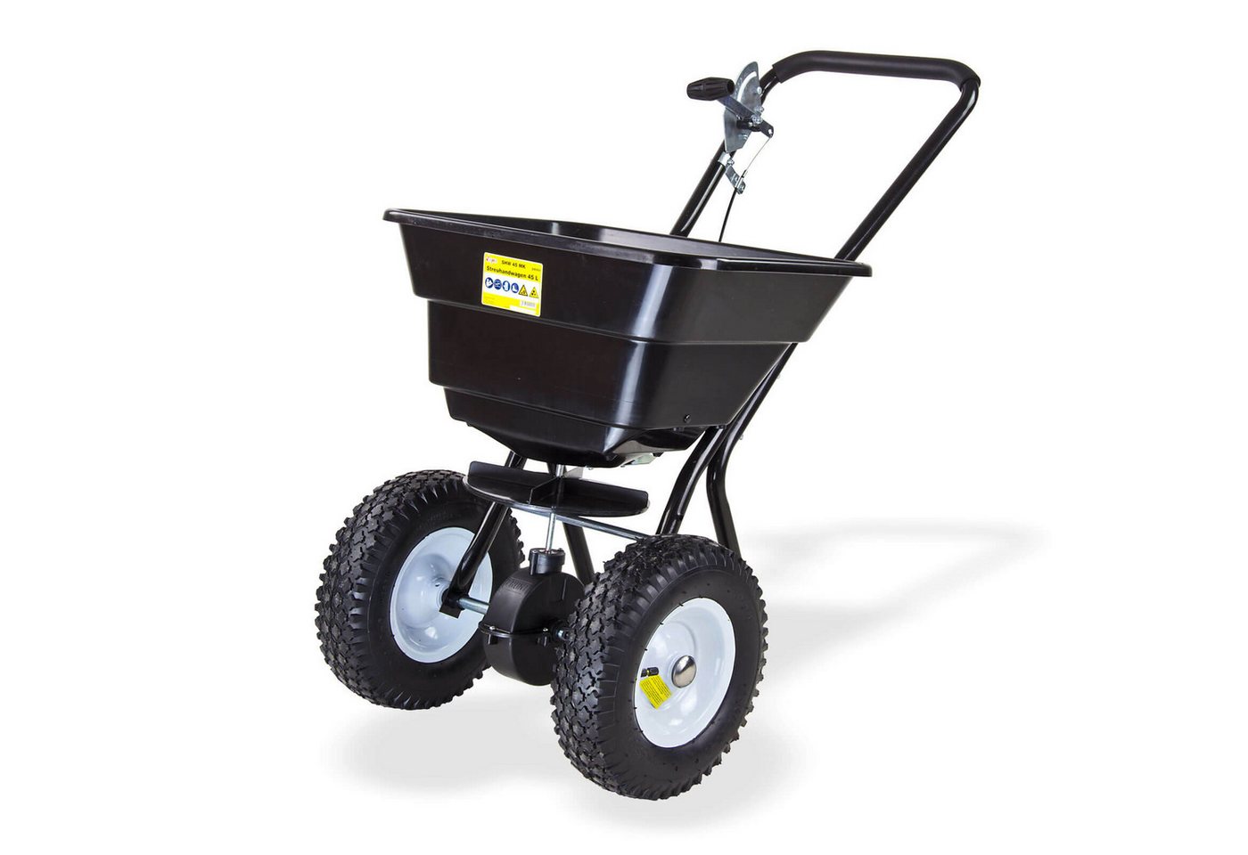 Thumbnail - DEMA Streuaufsatz Streuwagen / Saatgutstreuer, Maximale Beladung 30kg / 45L / Luftreifen